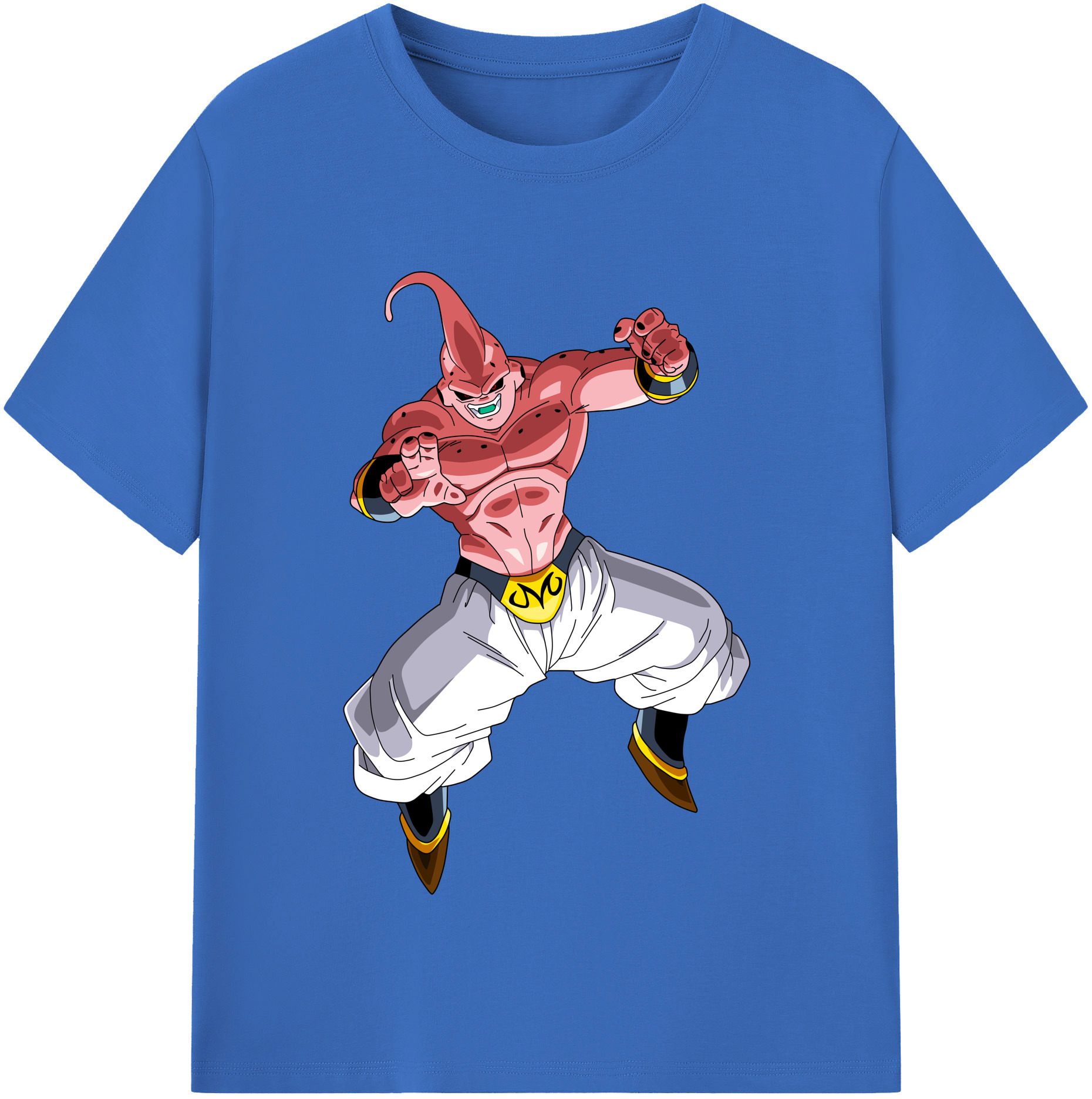 （画像用） ドラゴンボール 魔人ブウ DRAGON BALL Majin Buu 綿100％半袖Tシャツ（フロントプリント）