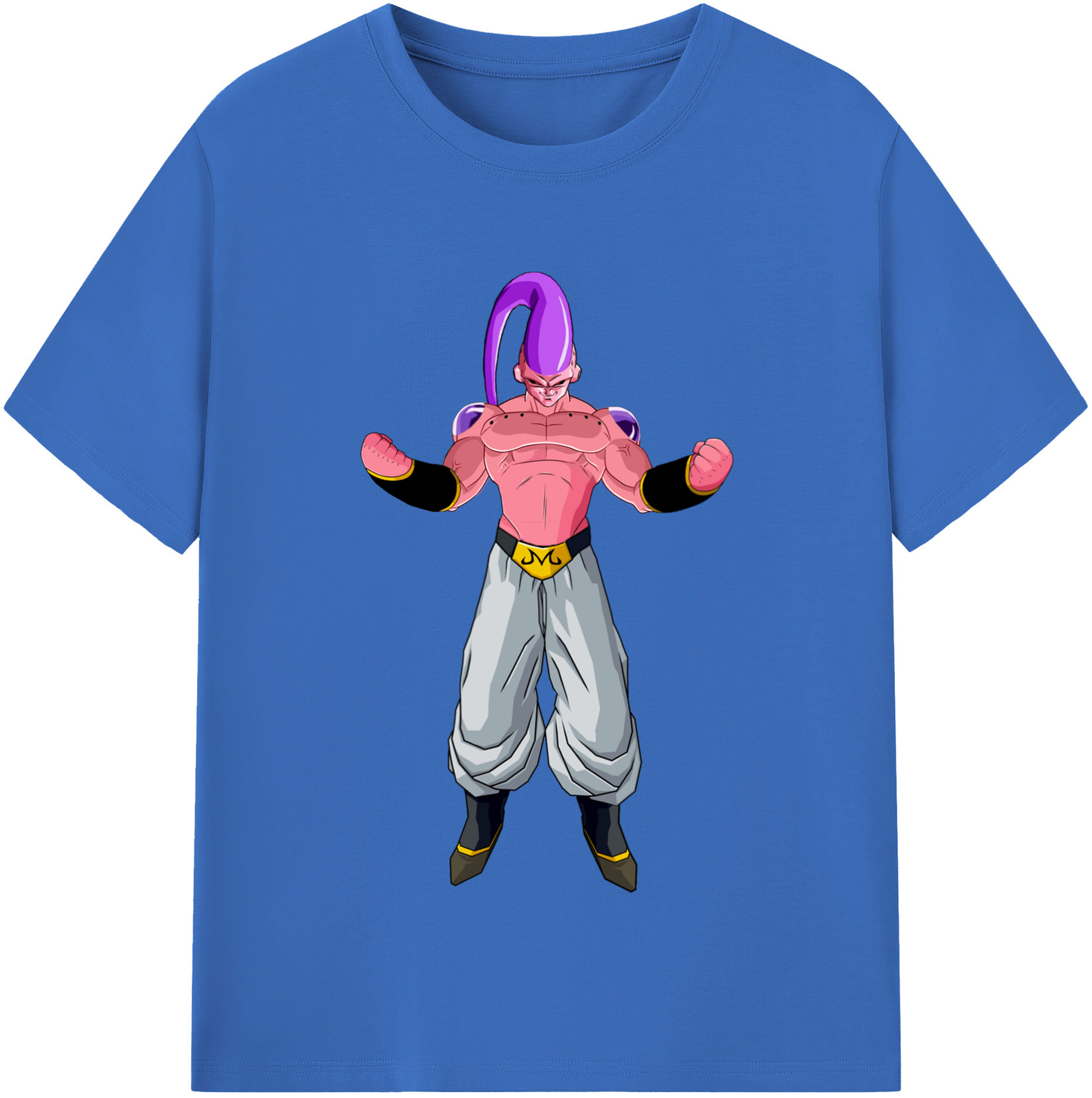 （画像用） ドラゴンボール 魔人ブウ DRAGON BALL Majin Buu 綿100％半袖Tシャツ（フロントプリント）