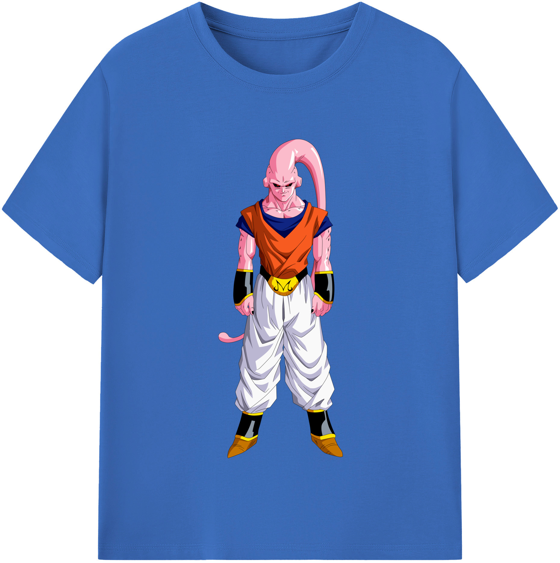 （画像用） ドラゴンボール 魔人ブウ DRAGON BALL Majin Buu 綿100％半袖Tシャツ（フロントプリント）