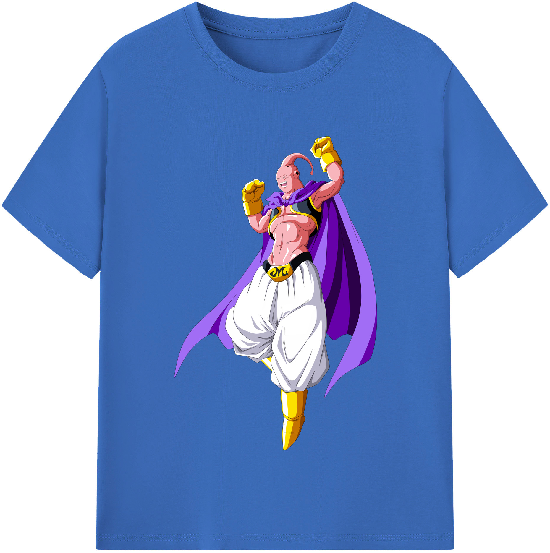 （画像用） ドラゴンボール 魔人ブウ DRAGON BALL Majin Buu 綿100％半袖Tシャツ（フロントプリント）