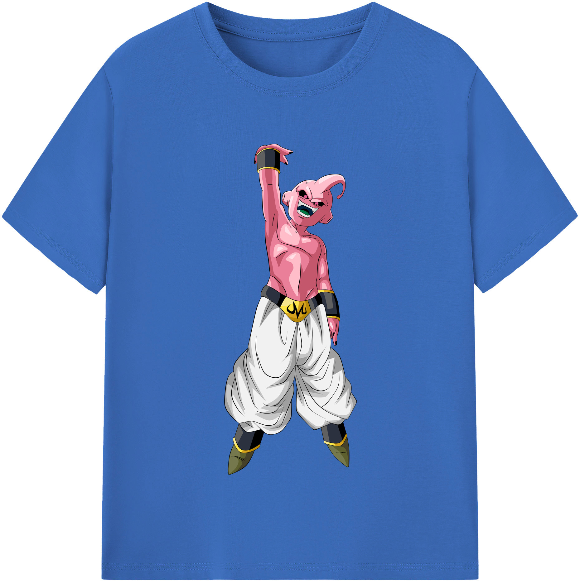 （画像用） ドラゴンボール 魔人ブウ DRAGON BALL Majin Buu 綿100％半袖Tシャツ（フロントプリント）