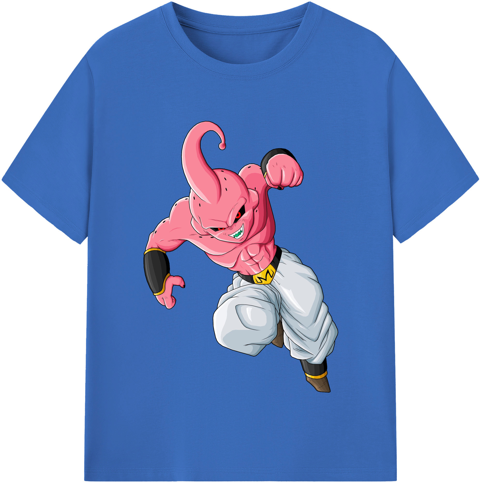 （画像用） ドラゴンボール 魔人ブウ DRAGON BALL Majin Buu 綿100％半袖Tシャツ（フロントプリント）