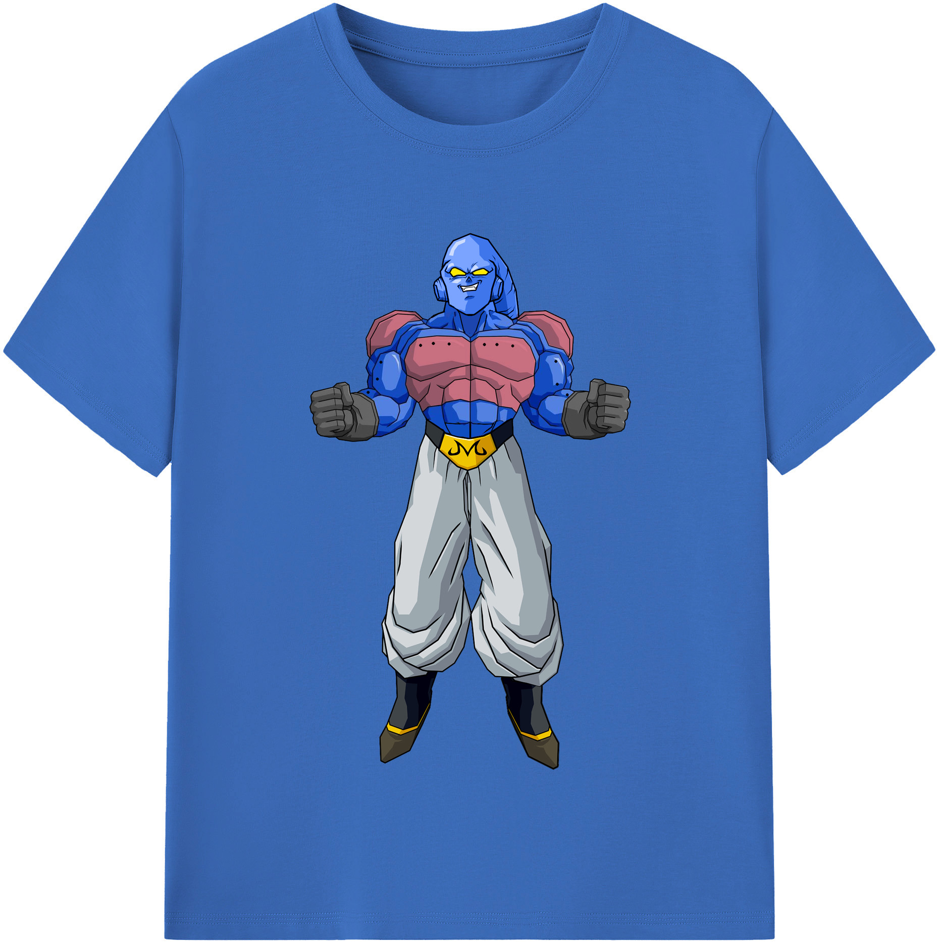 （画像用） ドラゴンボール 魔人ブウ DRAGON BALL Majin Buu 綿100％半袖Tシャツ（フロントプリント）