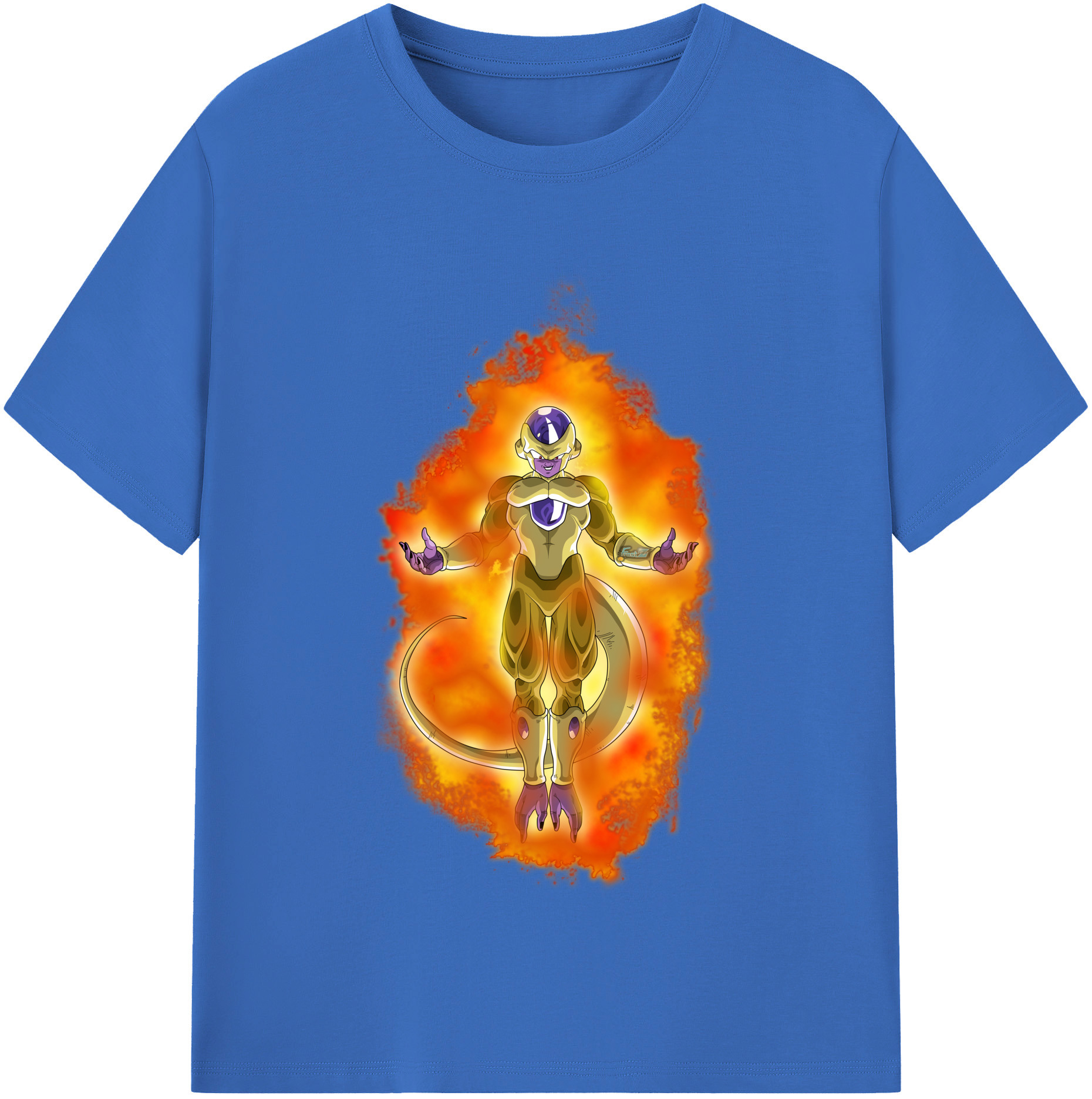 （画像用） ドラゴンボール フリーザ DRAGON BALL Frieza 綿100％半袖Tシャツ（フロントプリント）