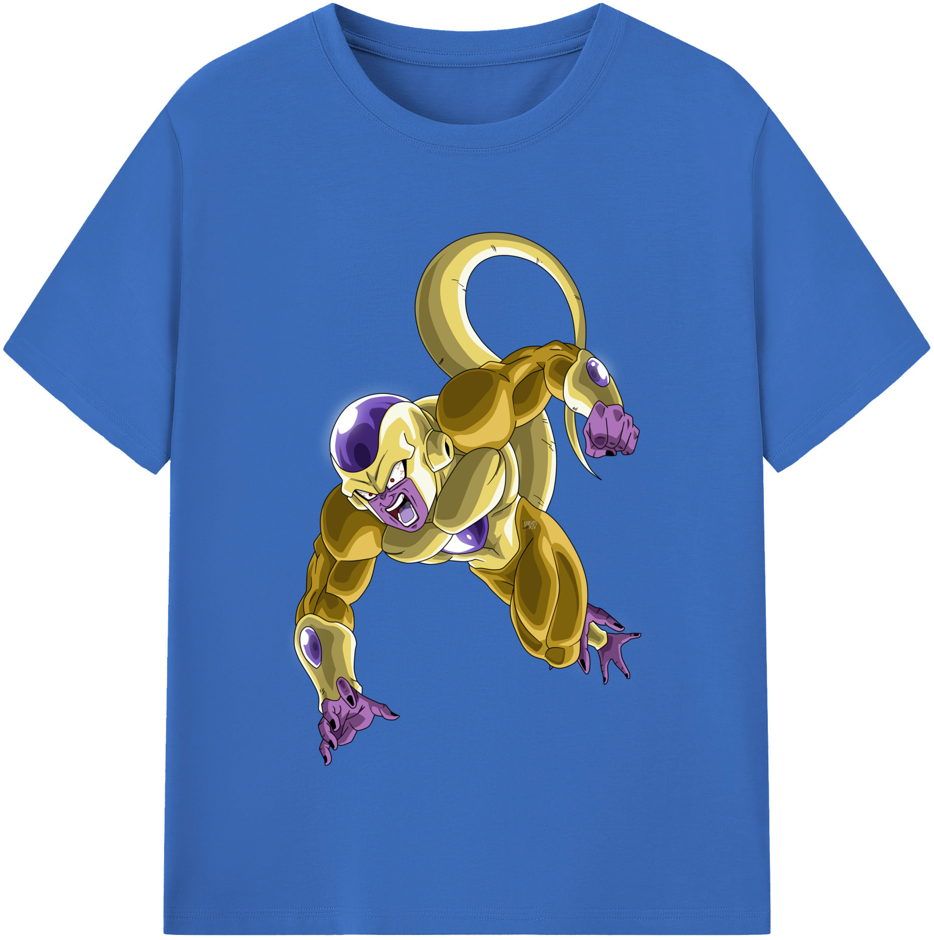 （画像用） ドラゴンボール フリーザ DRAGON BALL Frieza 綿100％半袖Tシャツ（フロントプリント）