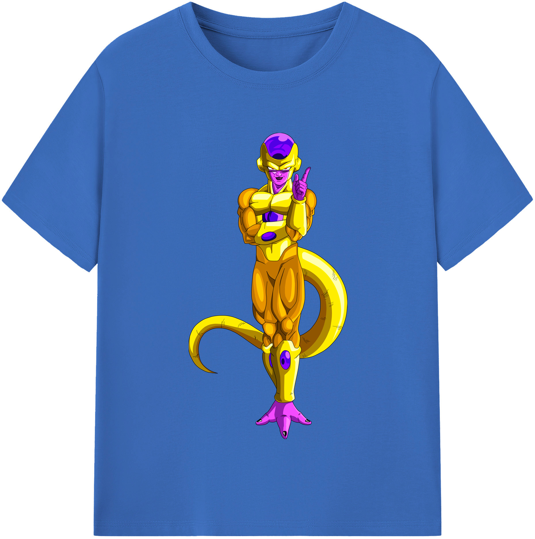 （画像用） ドラゴンボール フリーザ DRAGON BALL Frieza 綿100％半袖Tシャツ（フロントプリント）