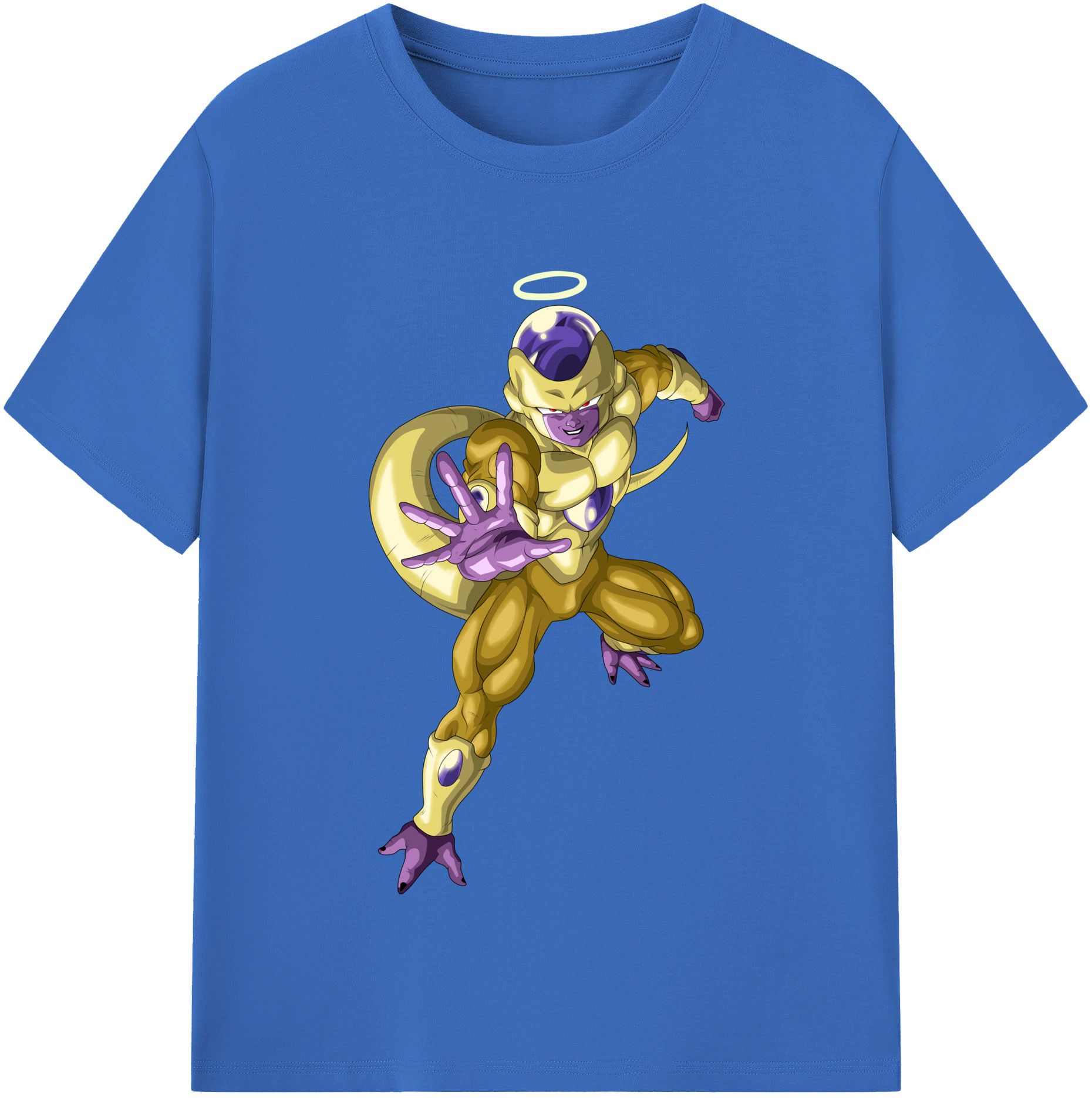 （画像用） ドラゴンボール フリーザ DRAGON BALL Frieza 綿100％半袖Tシャツ（フロントプリント）