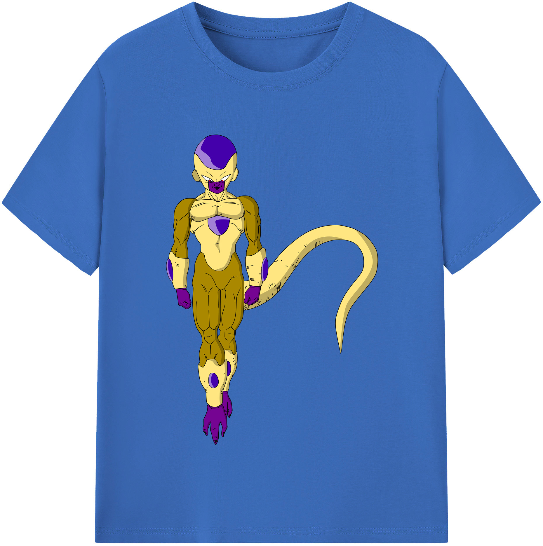 （画像用） ドラゴンボール フリーザ DRAGON BALL Frieza 綿100％半袖Tシャツ（フロントプリント）