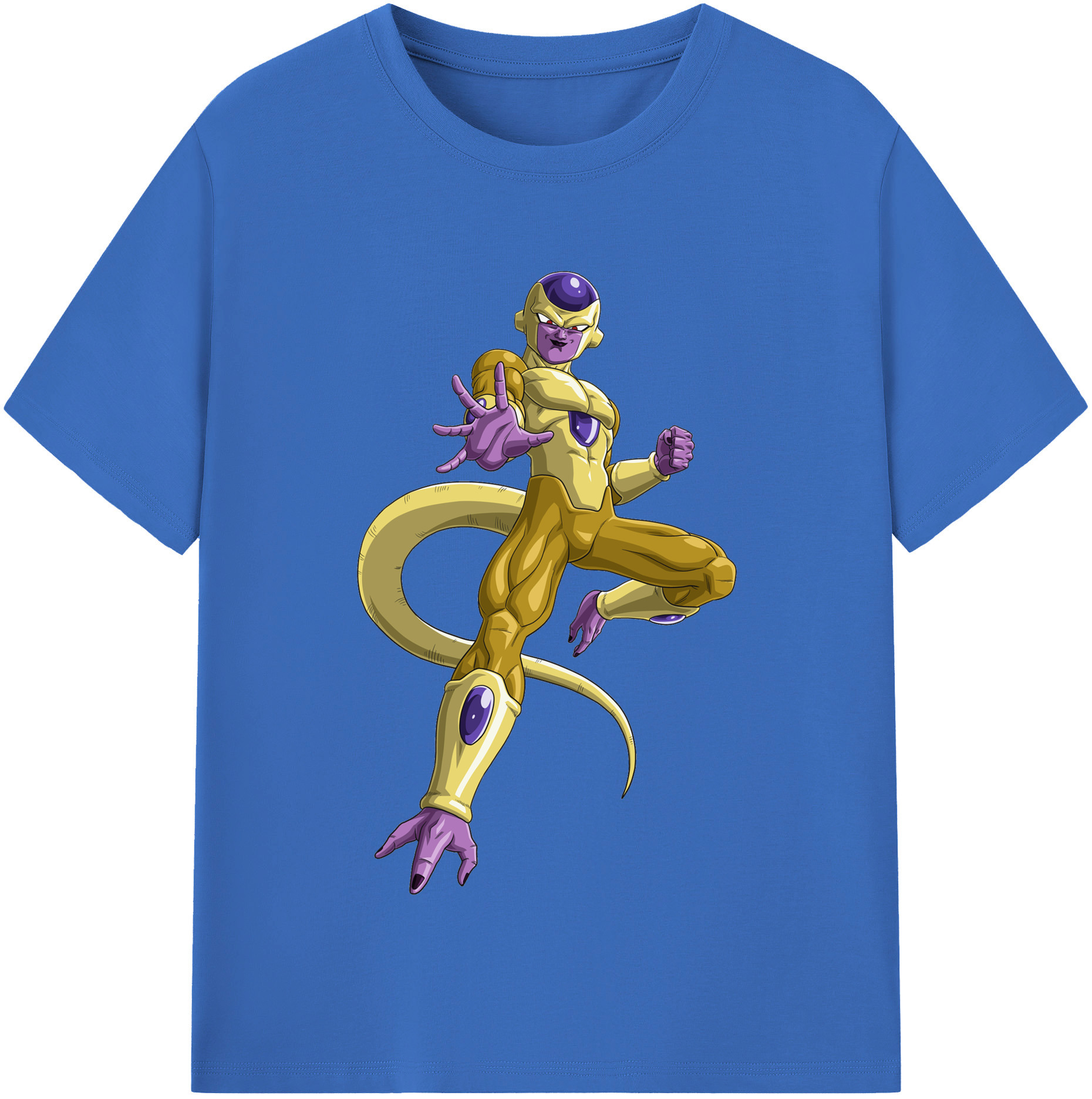 （画像用） ドラゴンボール フリーザ DRAGON BALL Frieza 綿100％半袖Tシャツ（フロントプリント）