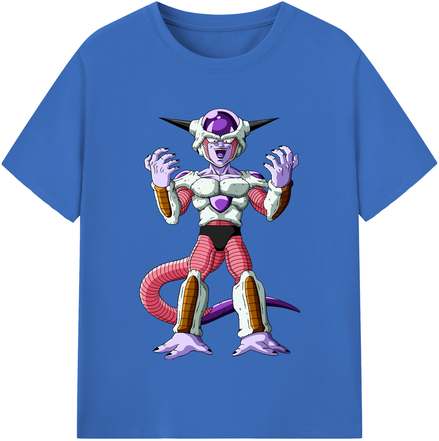 （画像用） ドラゴンボール フリーザ DRAGON BALL Frieza 綿100％半袖Tシャツ（フロントプリント）