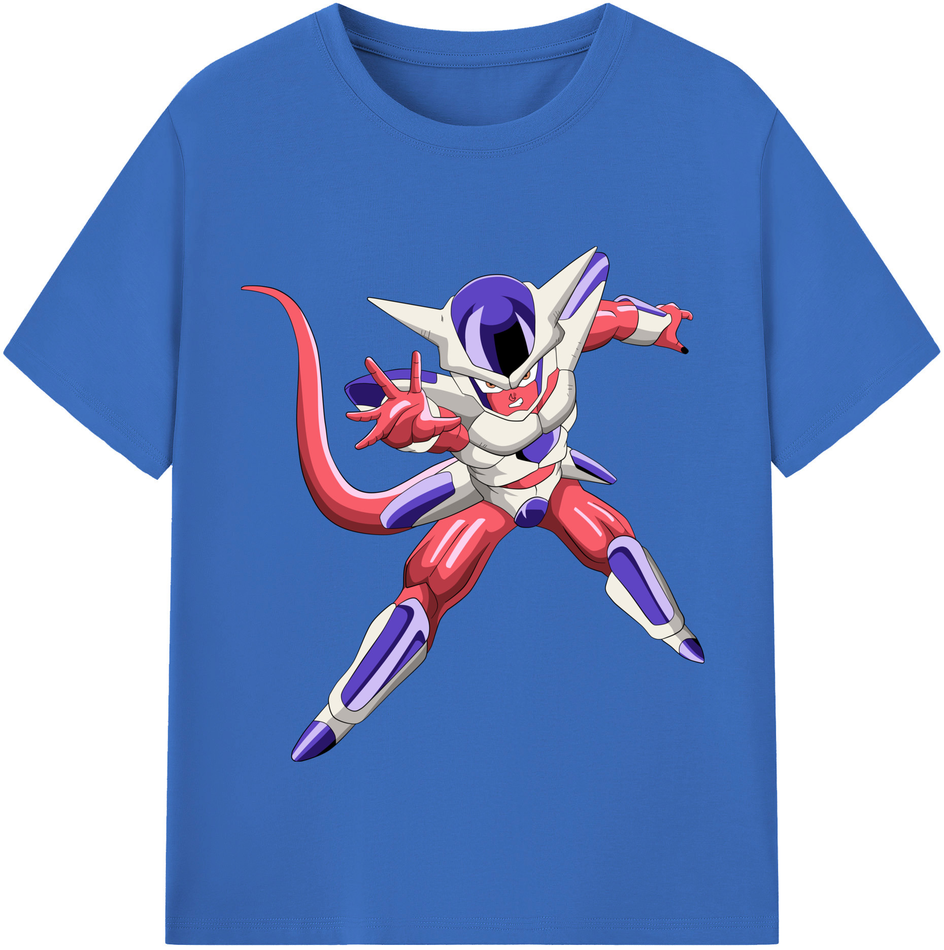 （画像用） ドラゴンボール フリーザ DRAGON BALL Frieza 綿100％半袖Tシャツ（フロントプリント）