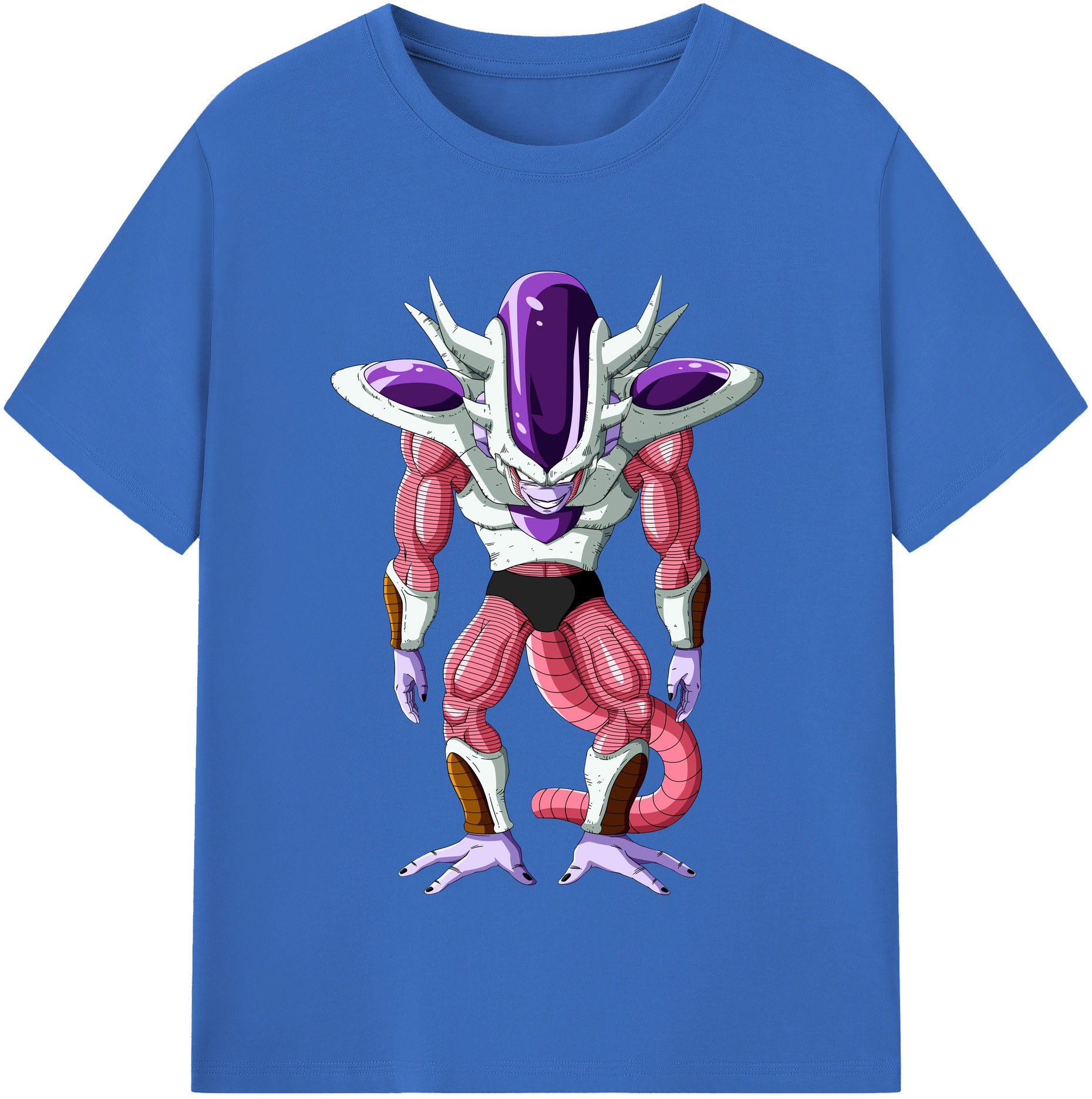 （画像用） ドラゴンボール フリーザ DRAGON BALL Frieza 綿100％半袖Tシャツ（フロントプリント）