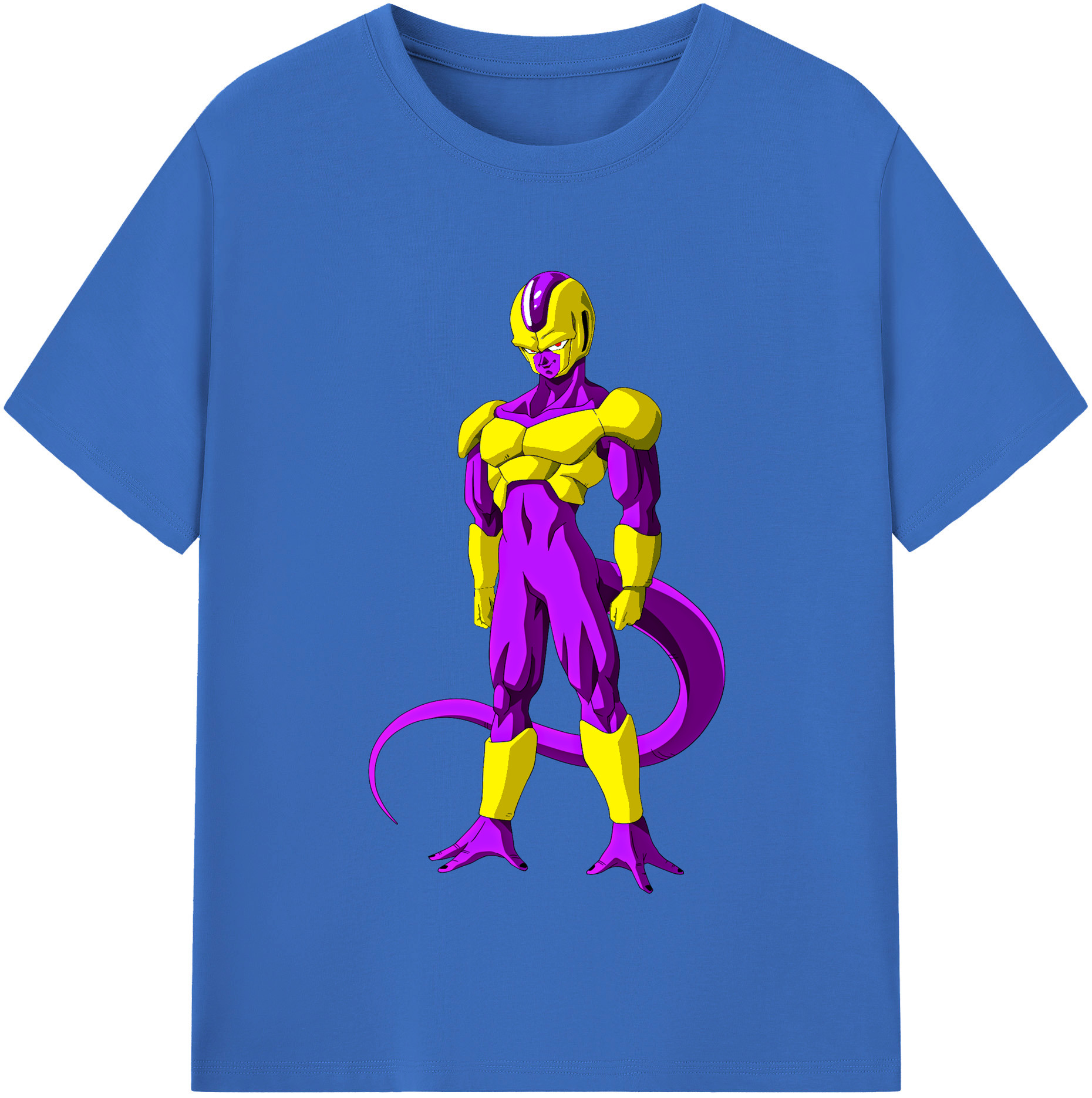 （画像用） ドラゴンボール フリーザ DRAGON BALL Frieza 綿100％半袖Tシャツ（フロントプリント）