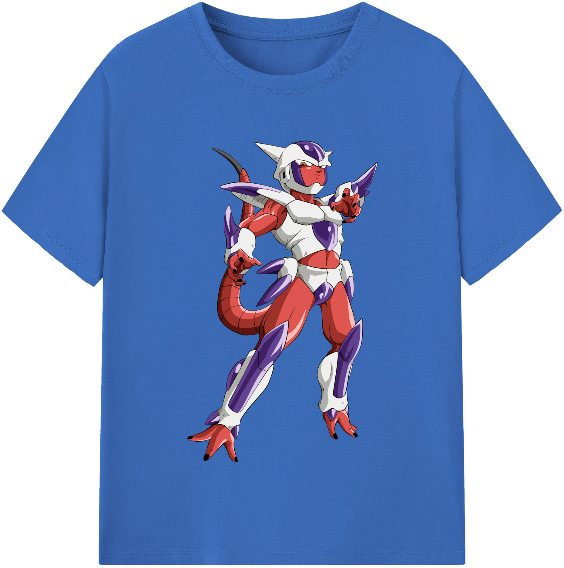 （画像用） ドラゴンボール フリーザ DRAGON BALL Frieza 綿100％半袖Tシャツ（フロントプリント）