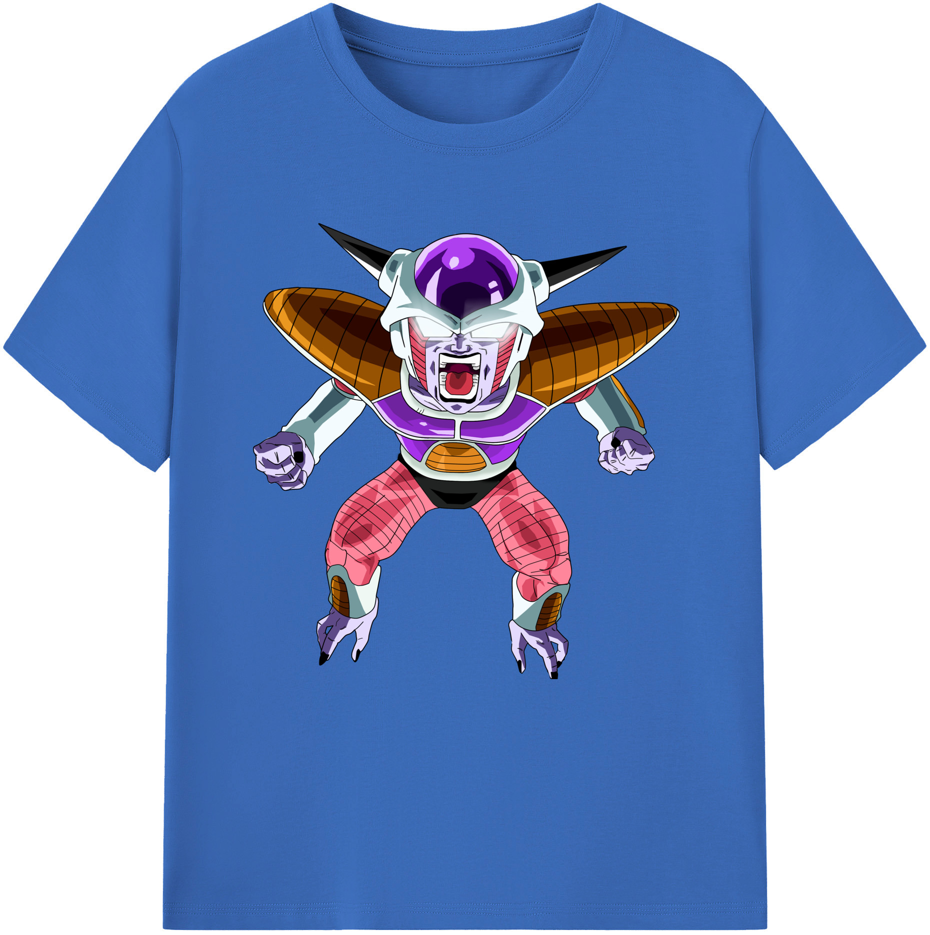（画像用） ドラゴンボール フリーザ DRAGON BALL Frieza 綿100％半袖Tシャツ（フロントプリント）