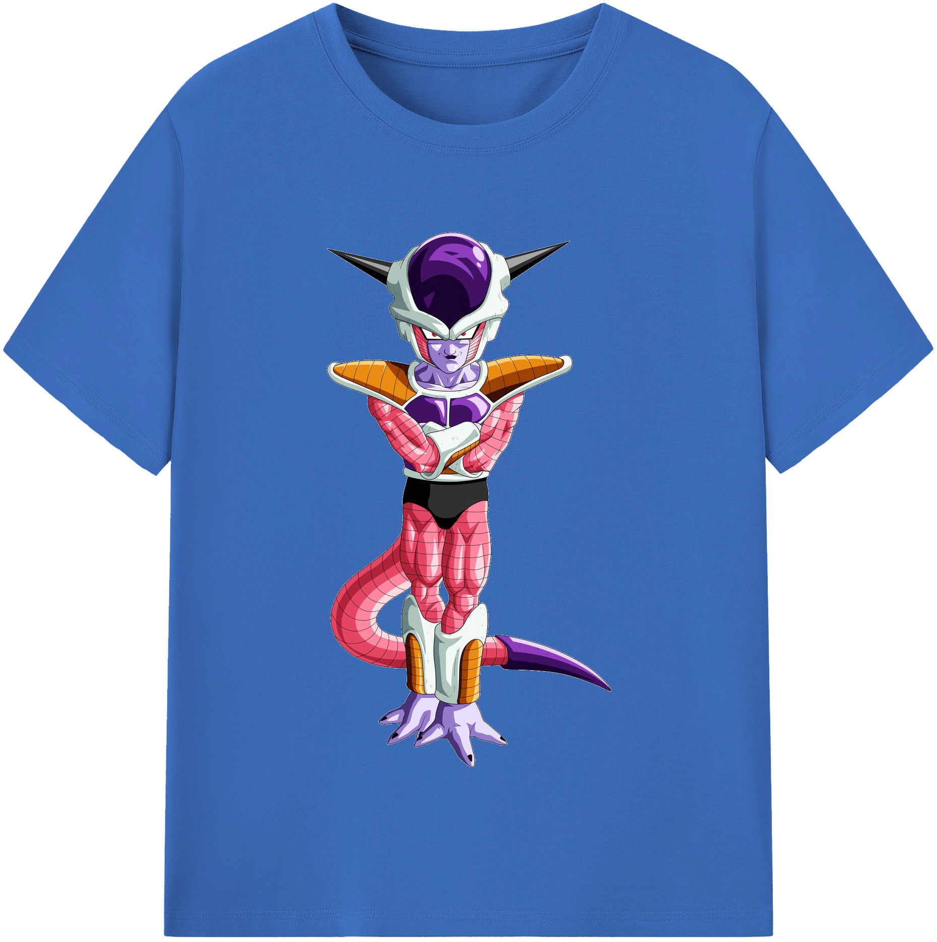 （画像用） ドラゴンボール フリーザ DRAGON BALL Frieza 綿100％半袖Tシャツ（フロントプリント）