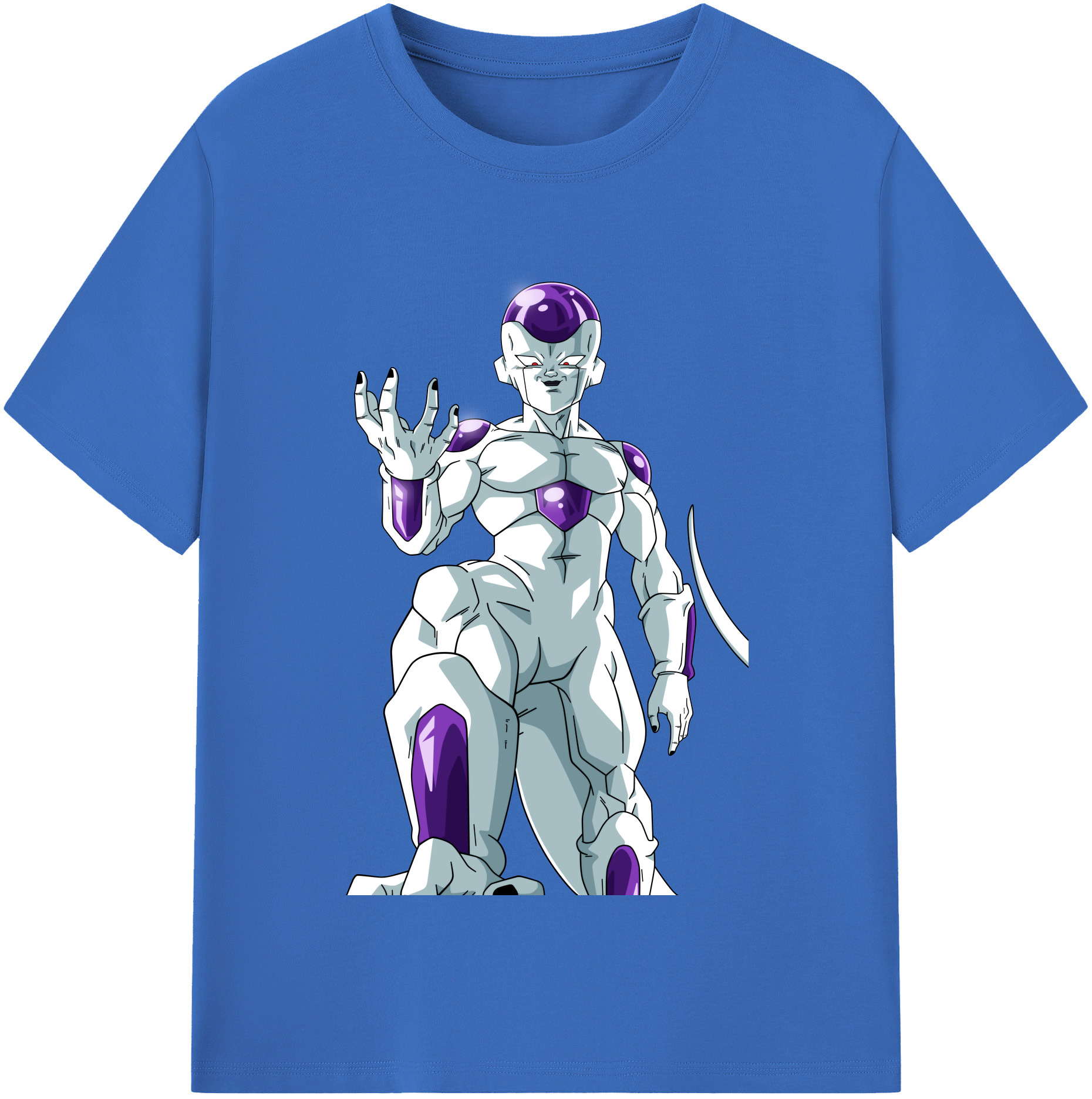 （画像用） ドラゴンボール フリーザ DRAGON BALL Frieza 綿100％半袖Tシャツ（フロントプリント）