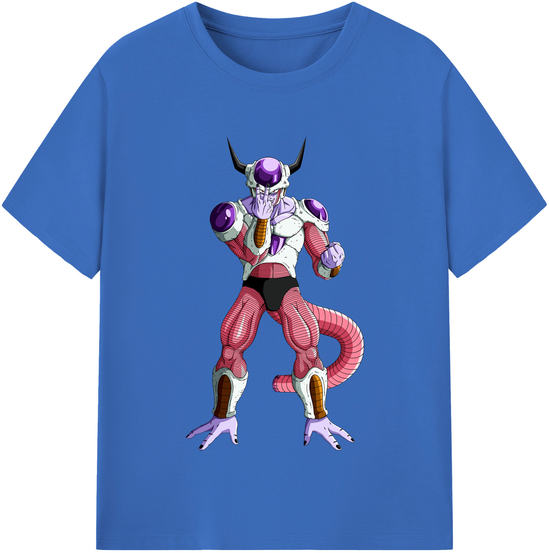 （画像用） ドラゴンボール フリーザ DRAGON BALL Frieza 綿100％半袖Tシャツ（フロントプリント）
