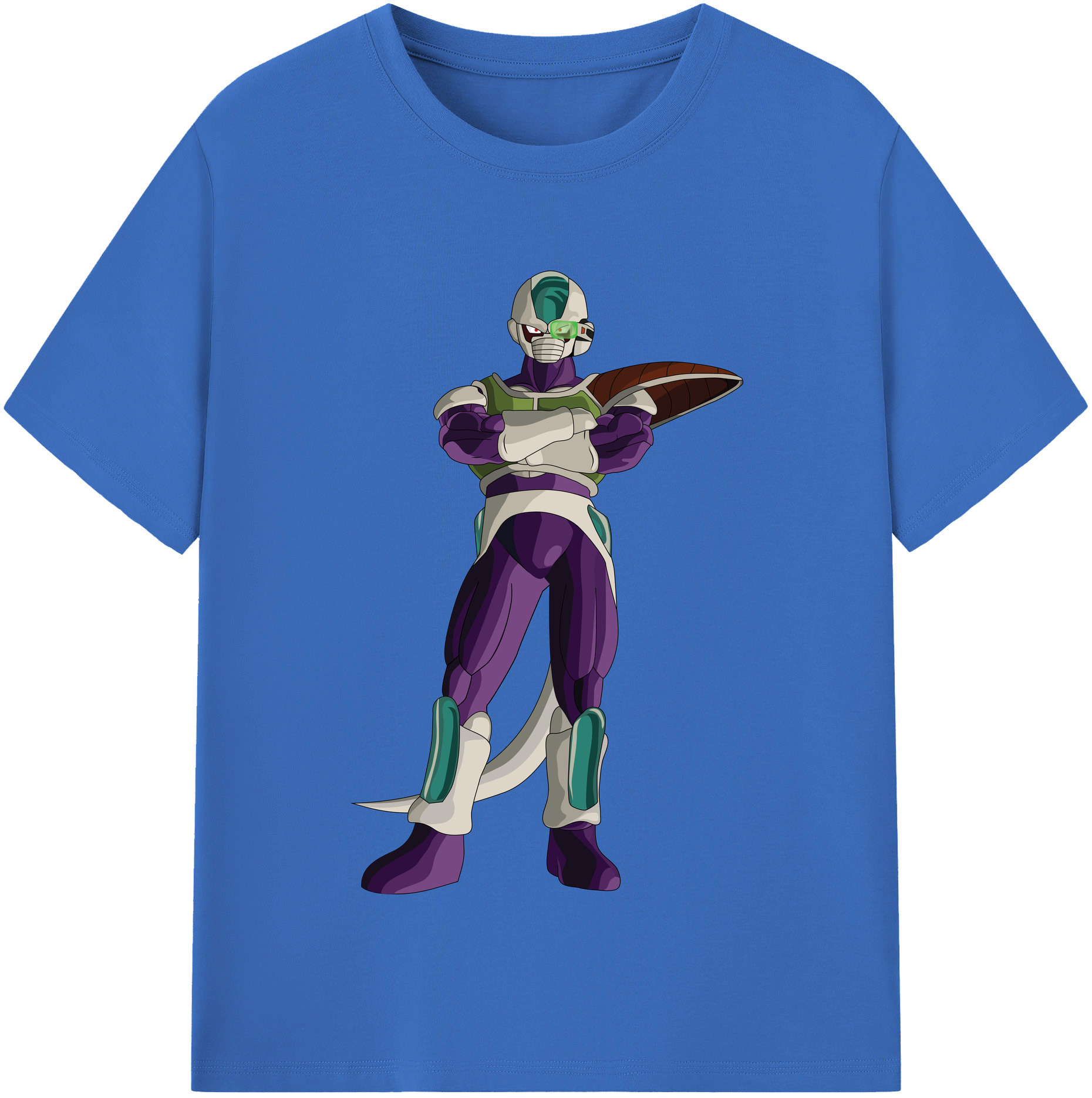 （画像用） ドラゴンボール フリーザ DRAGON BALL Frieza 綿100％半袖Tシャツ（フロントプリント）