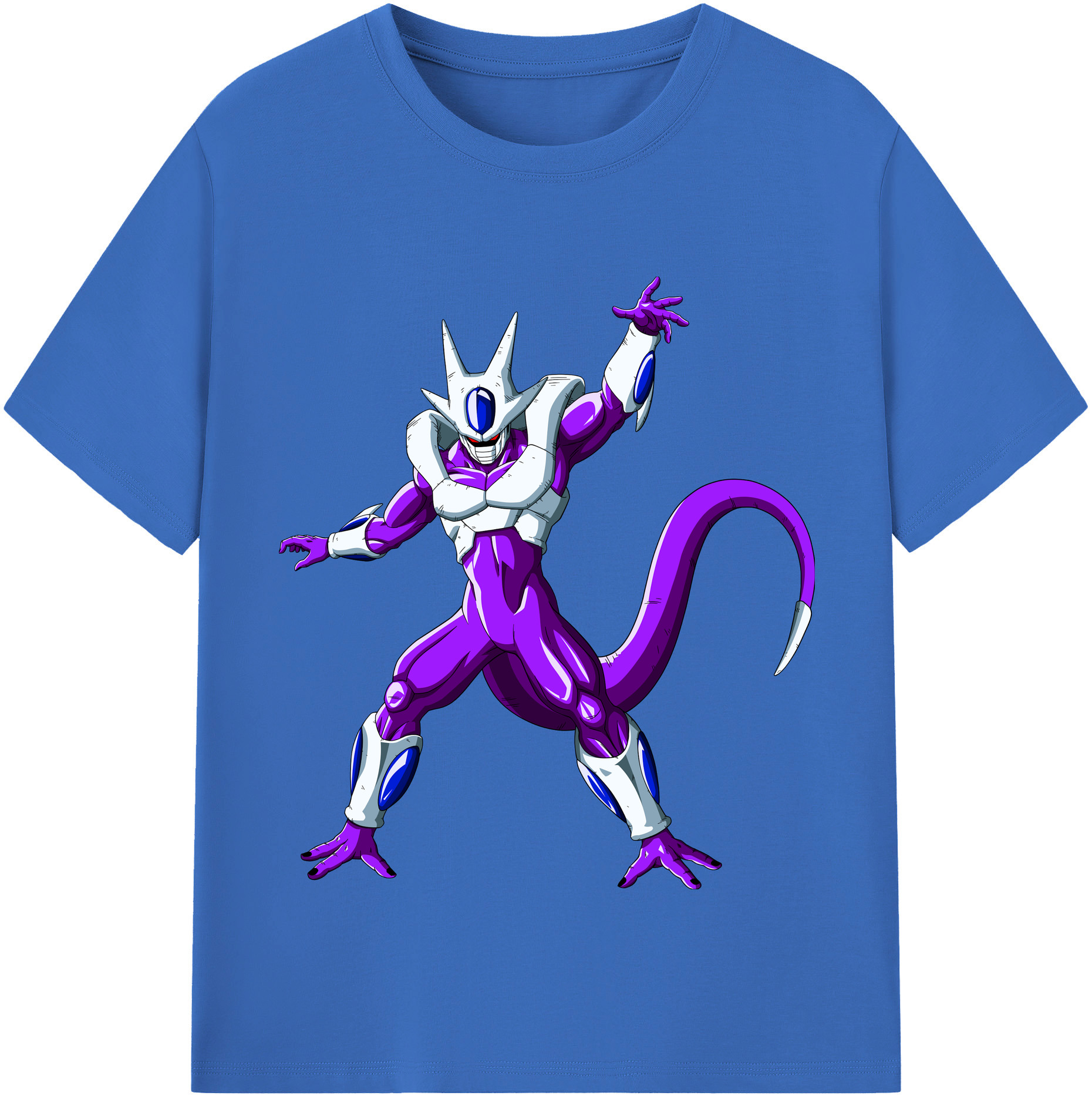 （画像用） ドラゴンボール クウラ DRAGON BALL Cooler Coora 綿100％半袖Tシャツ（フロントプリント）