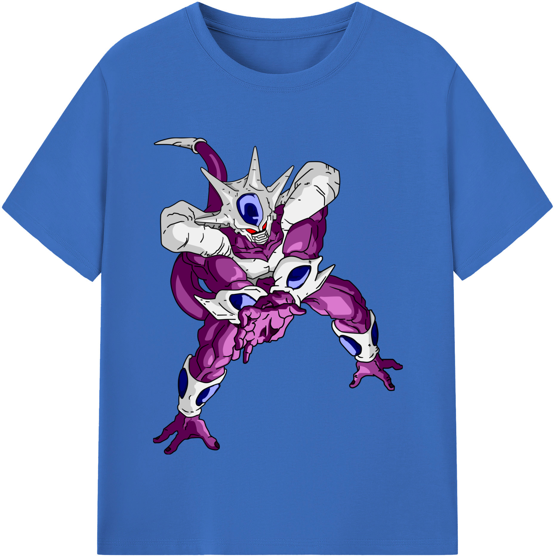 （画像用） ドラゴンボール クウラ DRAGON BALL Cooler Coora 綿100％半袖Tシャツ（フロントプリント）