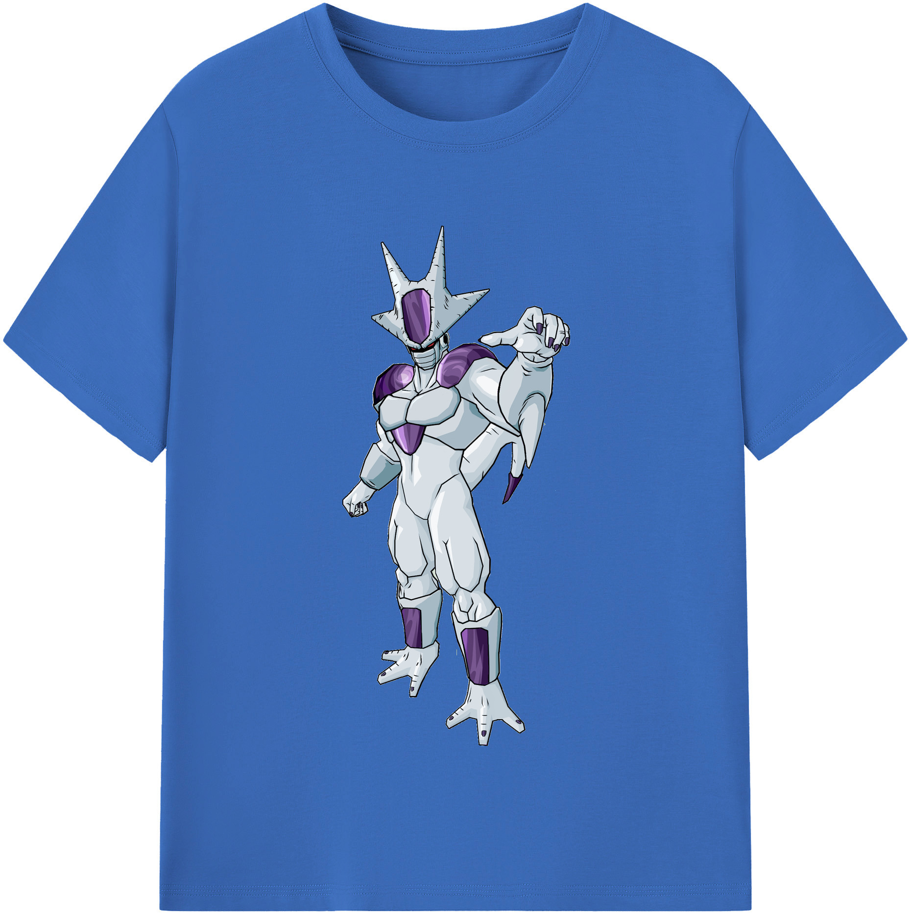 （画像用） ドラゴンボール クウラ DRAGON BALL Cooler Coora 綿100％半袖Tシャツ（フロントプリント）