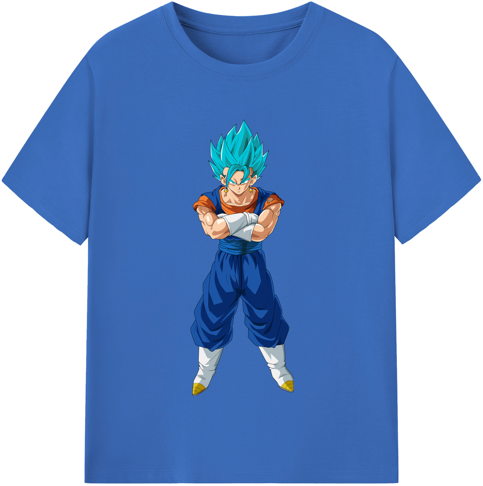 （画像用） ドラゴンボール ベジット DRAGON BALL Vegetto 綿100％半袖Tシャツ（フロントプリント）