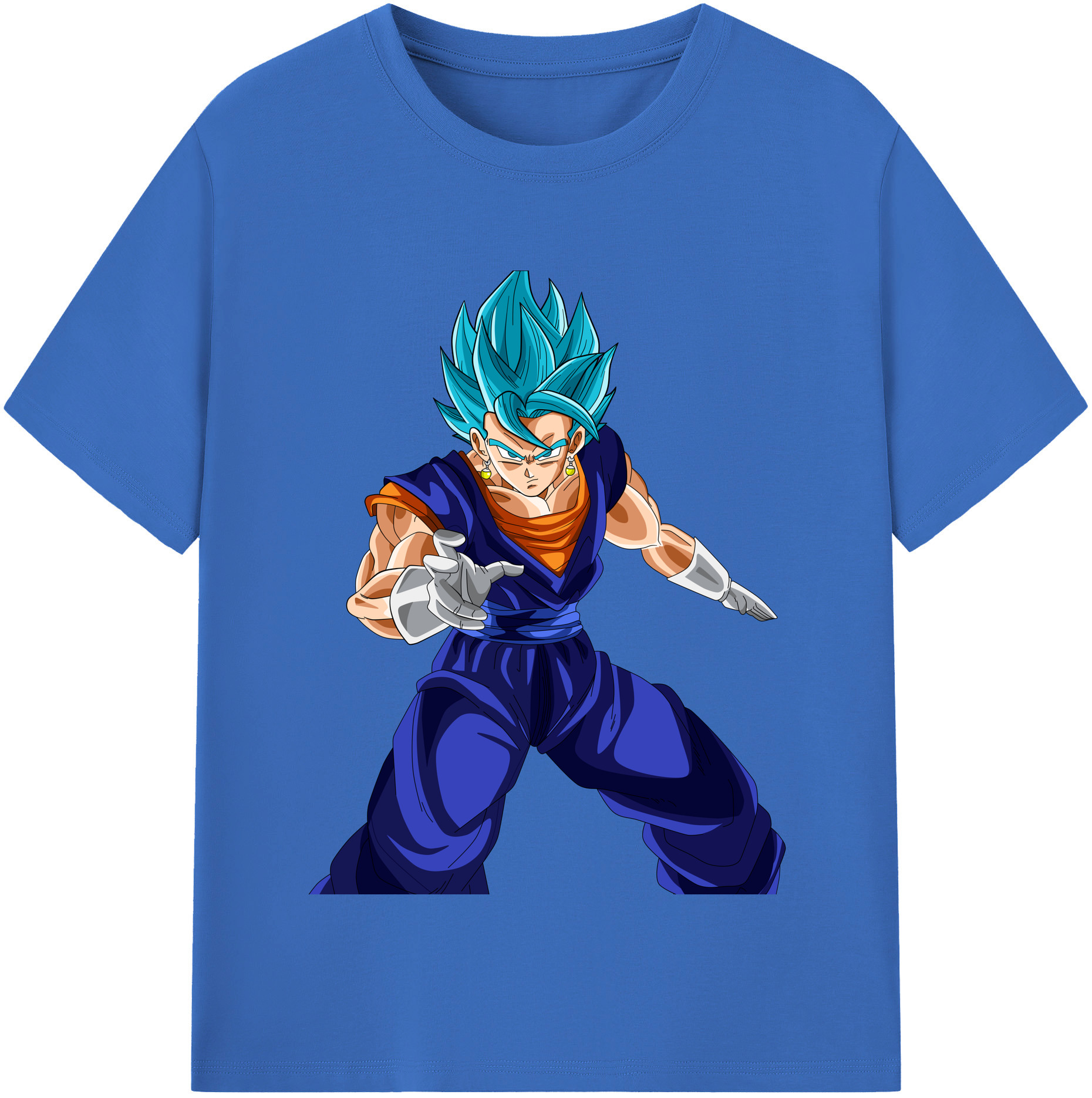 （画像用） ドラゴンボール ベジット DRAGON BALL Vegetto 綿100％半袖Tシャツ（フロントプリント）