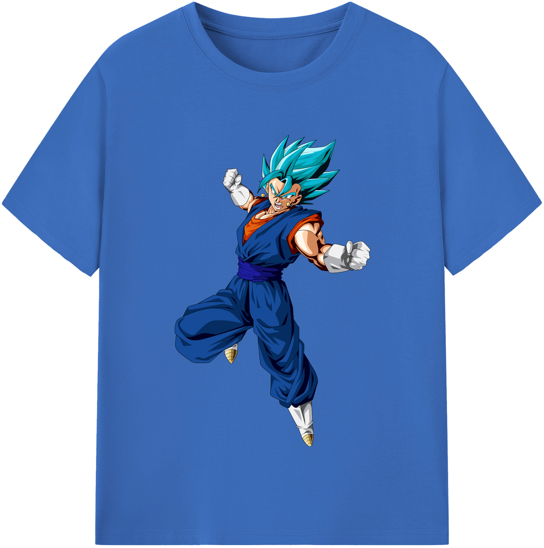 （画像用） ドラゴンボール ベジット DRAGON BALL Vegetto 綿100％半袖Tシャツ（フロントプリント）