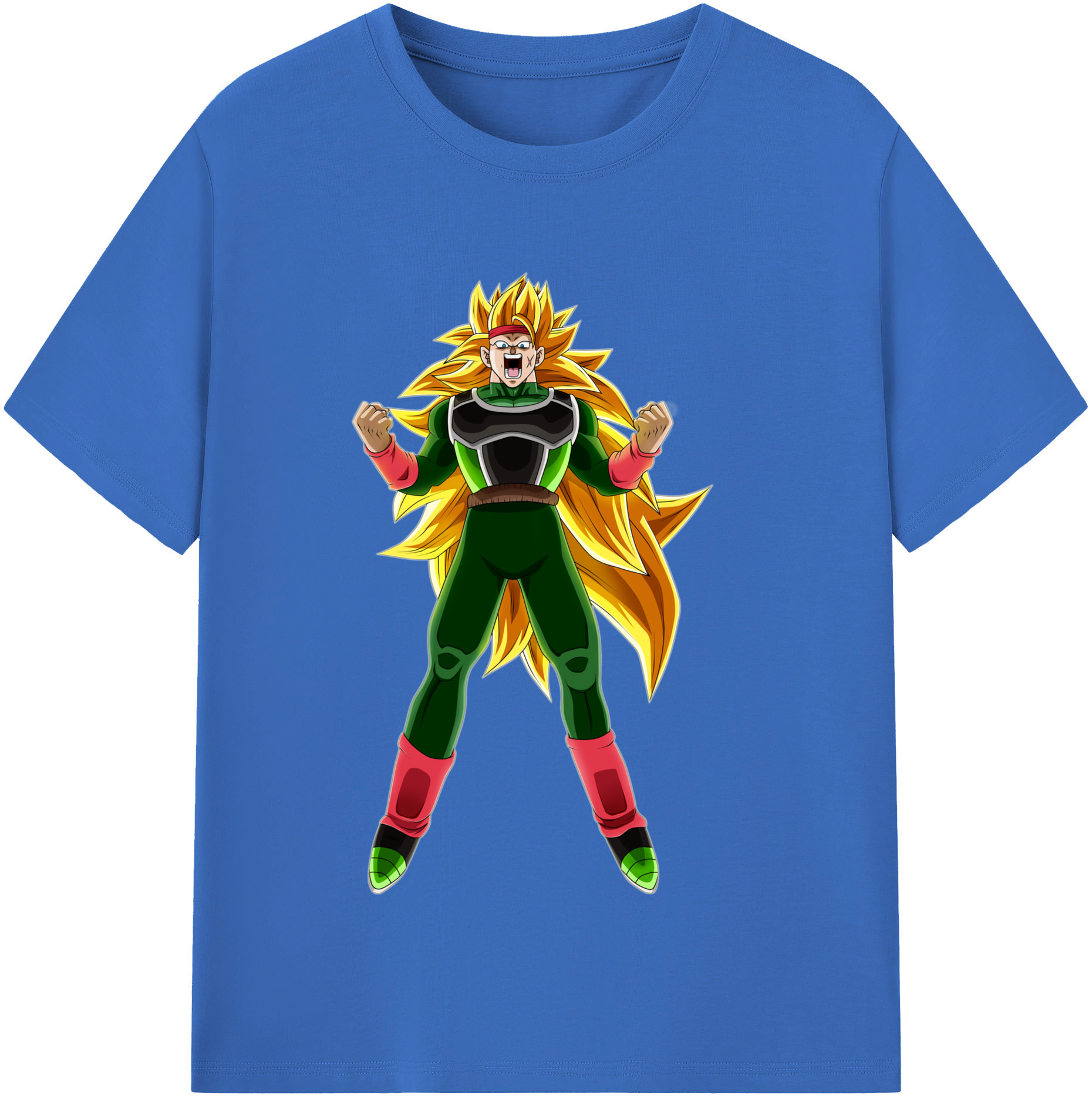 （画像用） ドラゴンボール ブロリー DRAGON BALL Broli 綿100％半袖Tシャツ（フロントプリント）