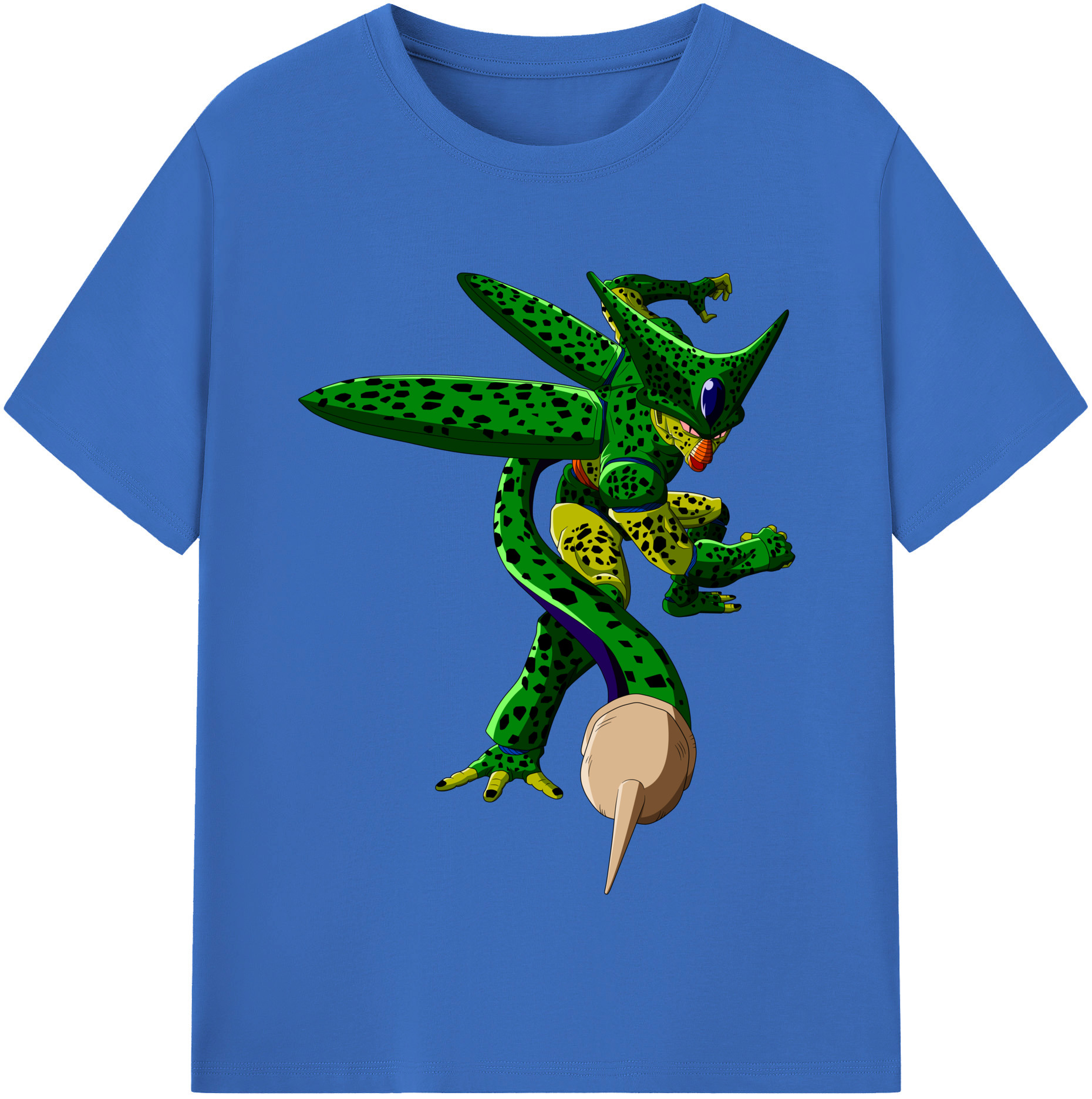 （画像用） ドラゴンボール セル DRAGON BALL Cell 綿100％半袖Tシャツ（フロントプリント）