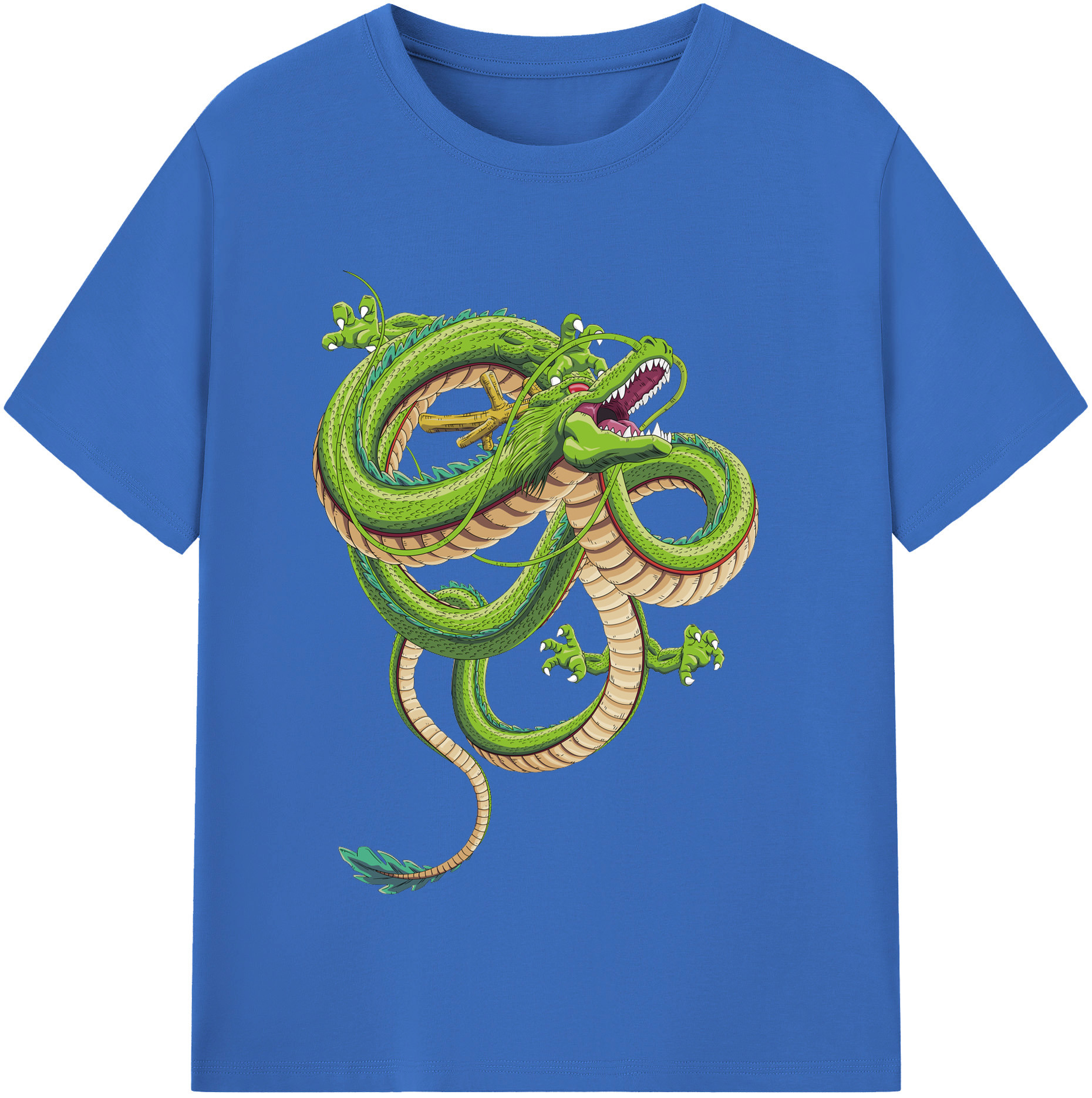 （画像用） ドラゴンボール 神龍 シェンロン DRAGON BALL Shenron 綿100％半袖Tシャツ（フロントプリント）