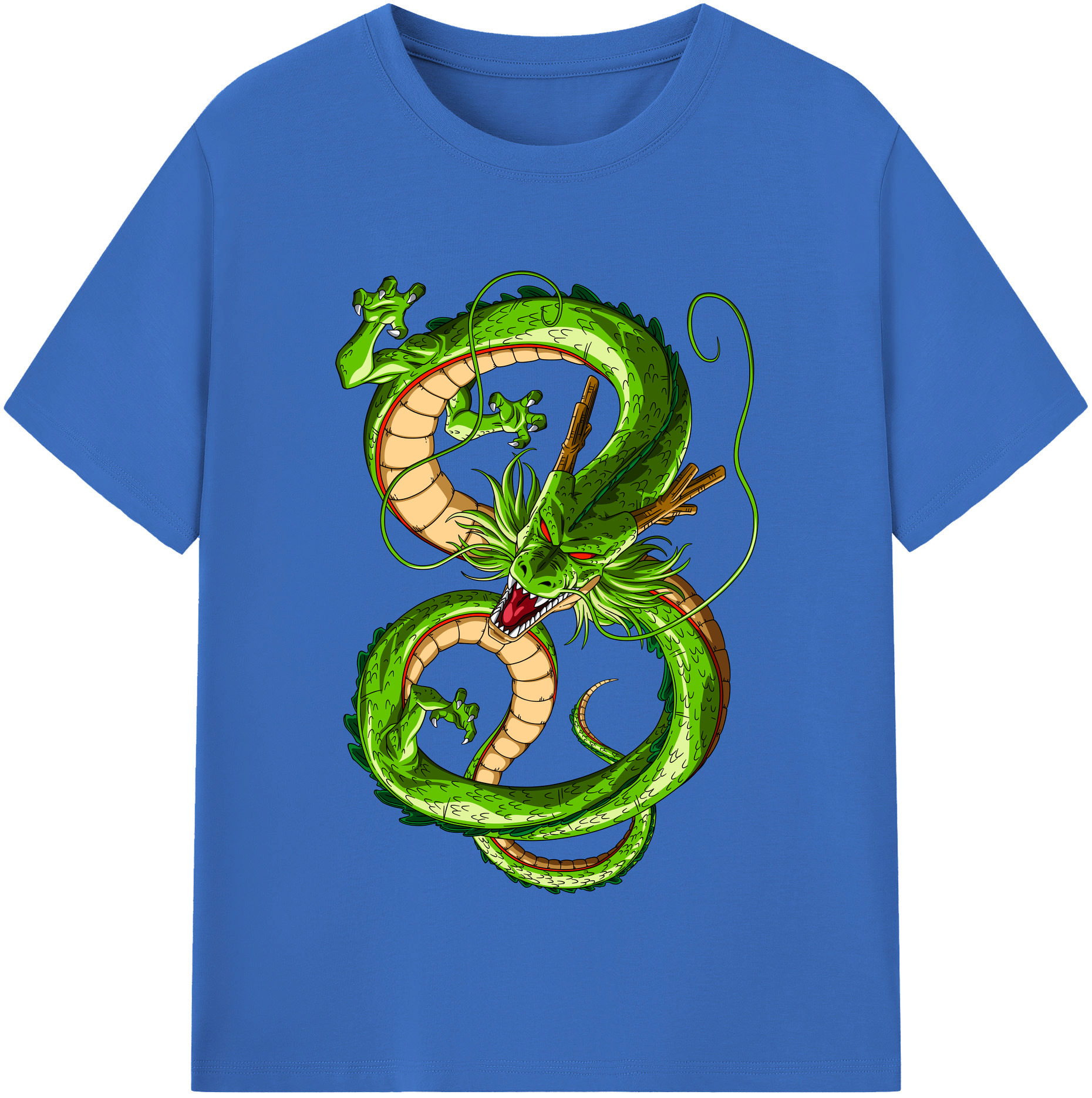 （画像用） ドラゴンボール 神龍 シェンロン DRAGON BALL Shenron 綿100％半袖Tシャツ（フロントプリント）