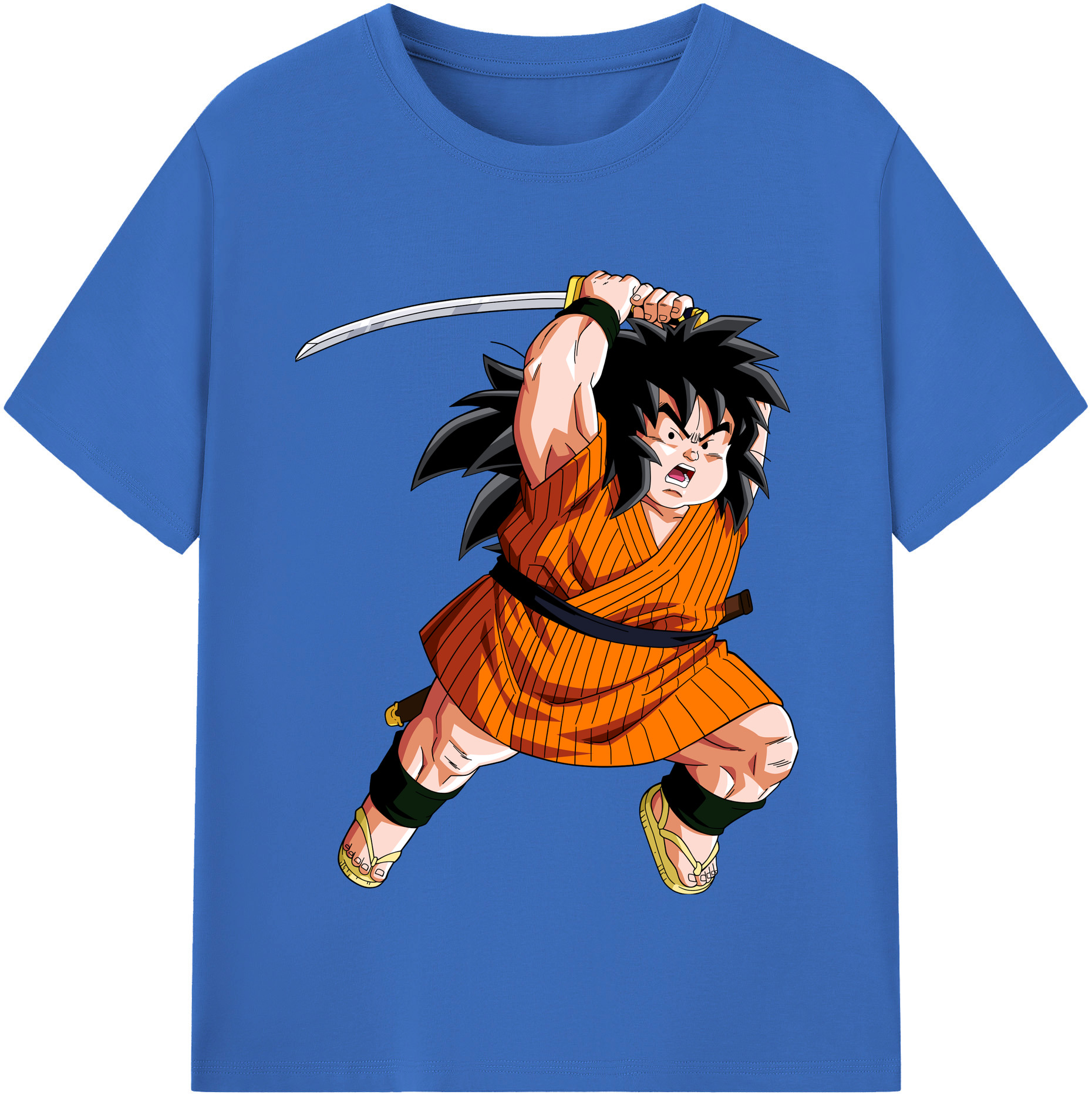 （画像用） ドラゴンボール やじろべえ DRAGON BALL Yajirobe 綿100％半袖Tシャツ（フロントプリント）