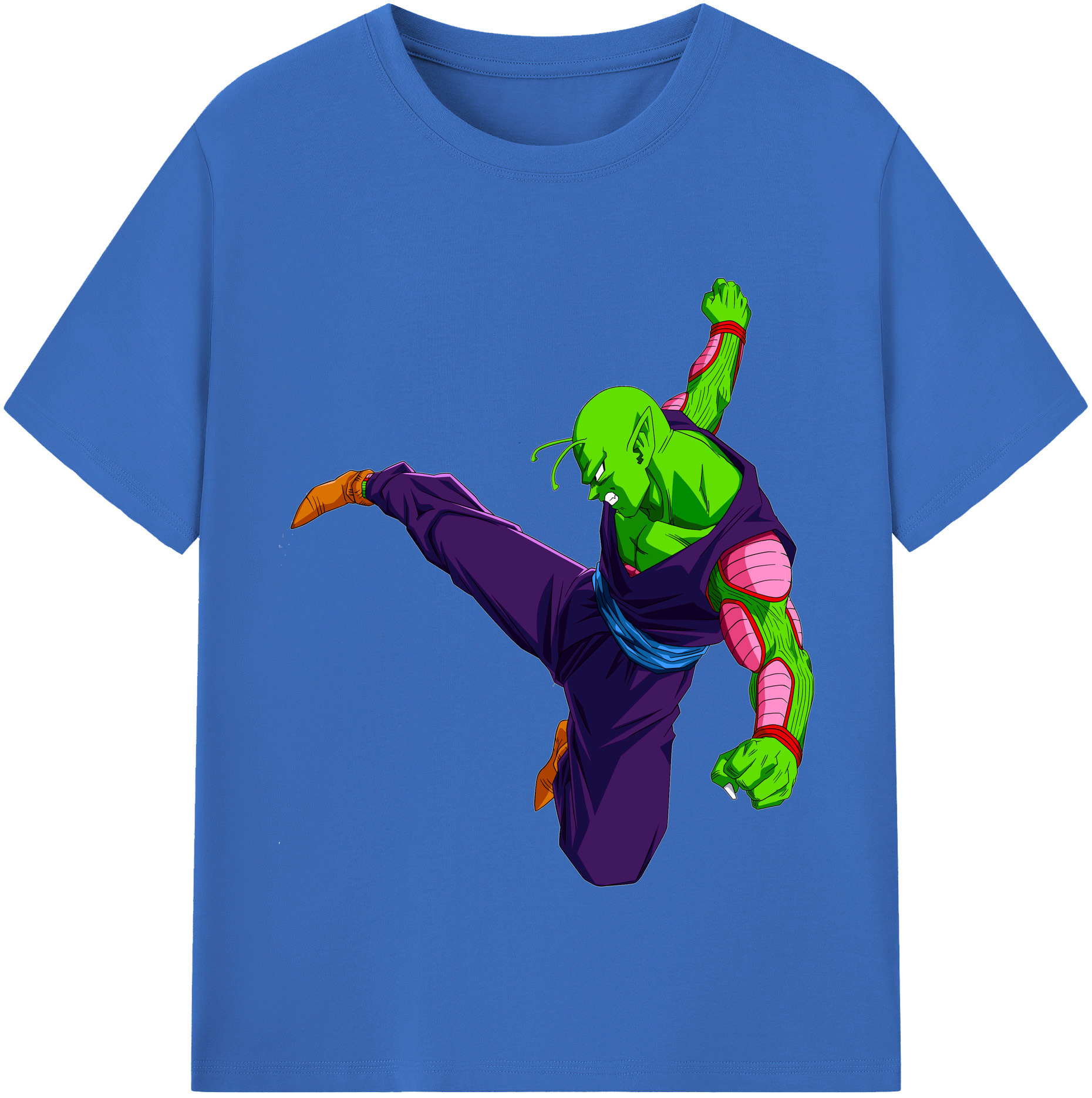 （画像用） ドラゴンボール ピッコロ DRAGON BALL Piccolo 綿100％半袖Tシャツ（フロントプリント）
