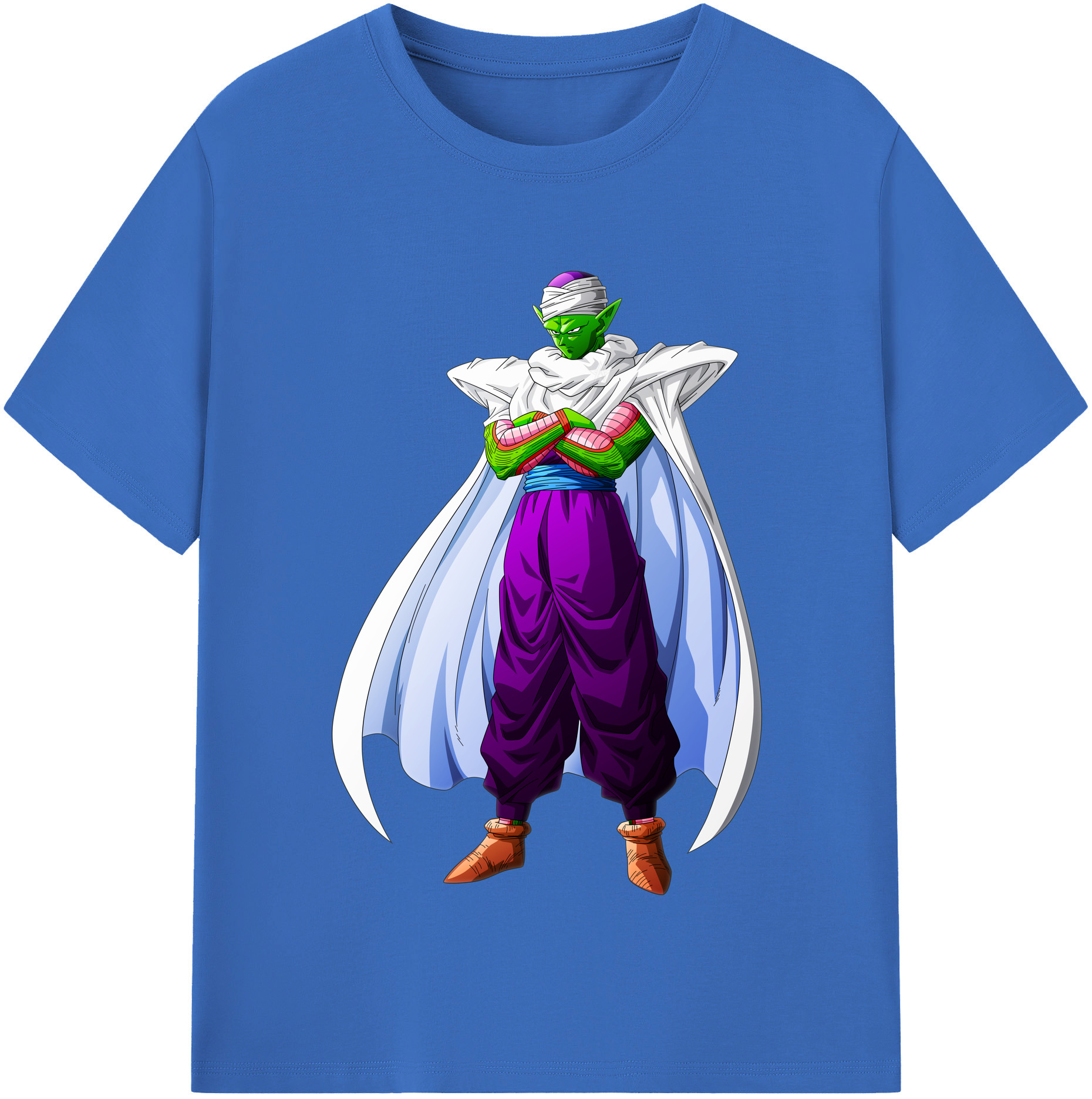 （画像用） ドラゴンボール ピッコロ DRAGON BALL Piccolo 綿100％半袖Tシャツ（フロントプリント）