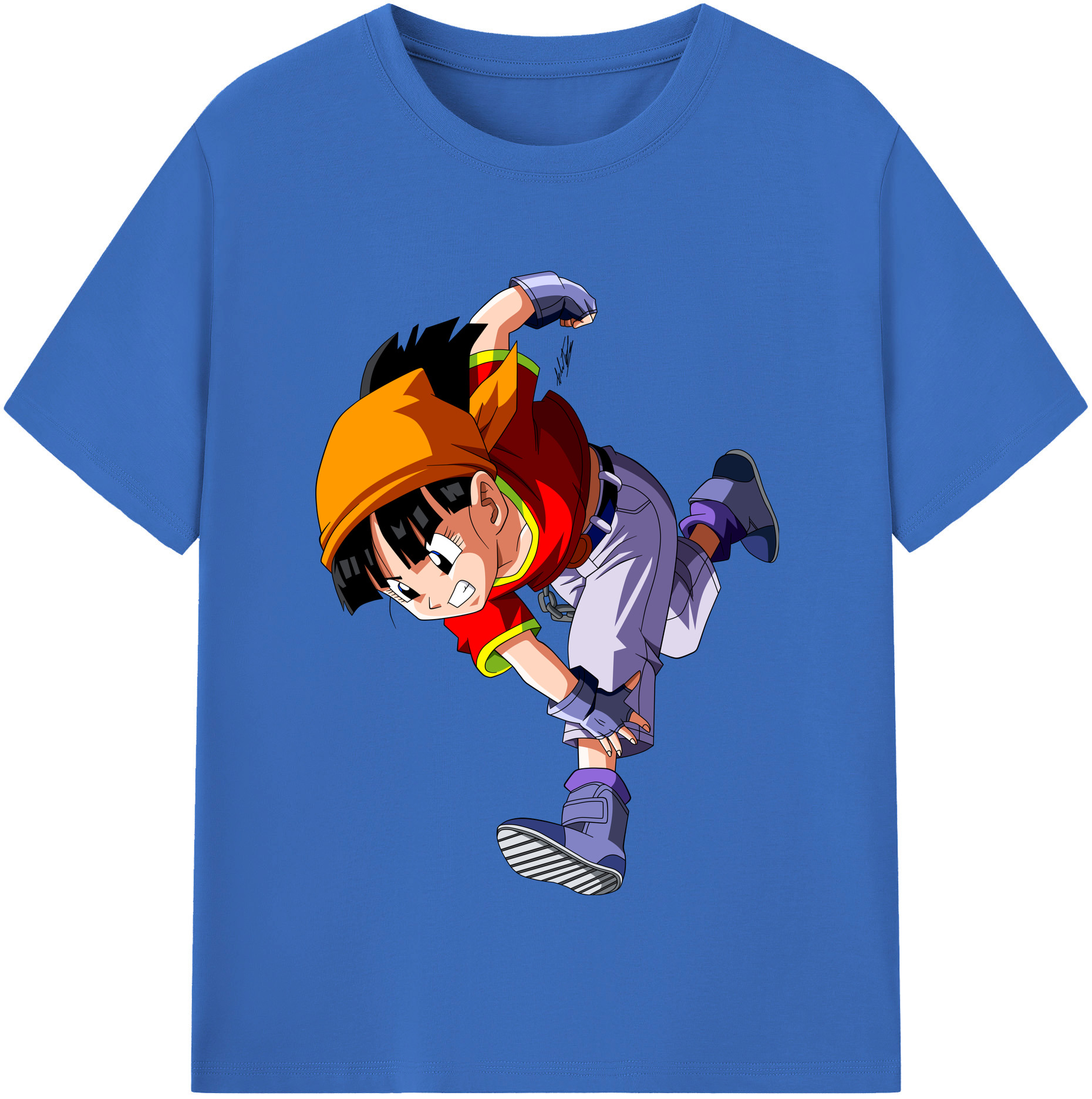 （画像用） ドラゴンボール パン DRAGON BALL Pan 綿100％半袖Tシャツ（フロントプリント）