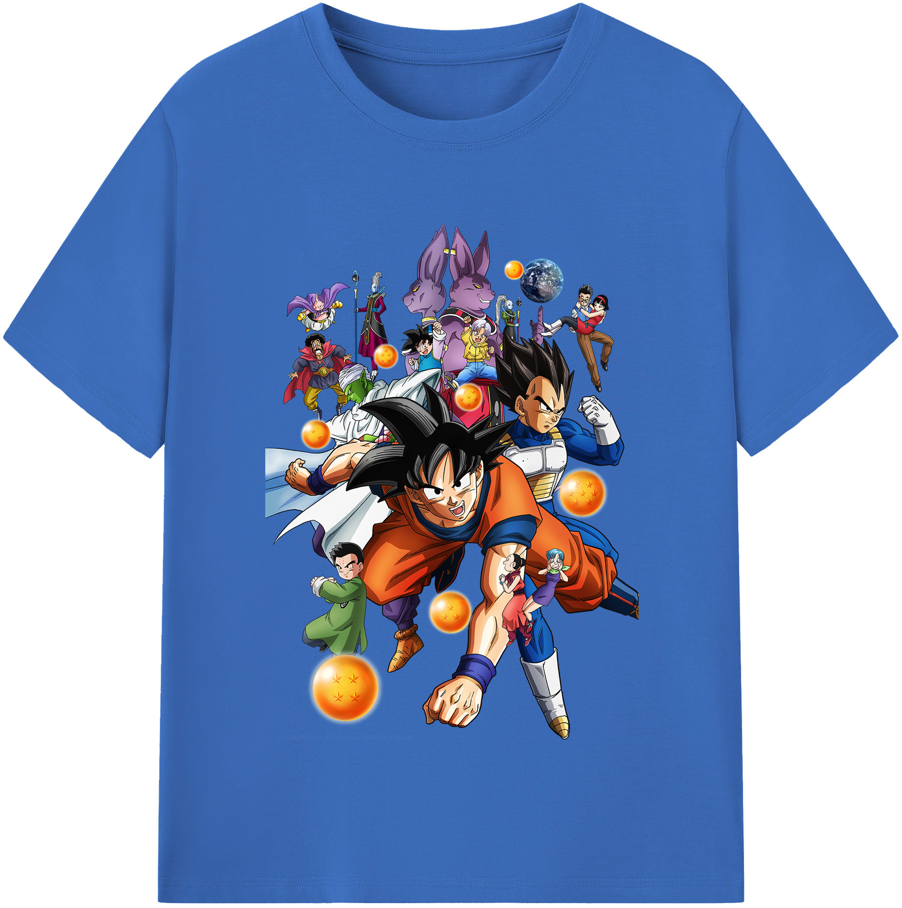 （画像用） ドラゴンボール DRAGON BALL 綿100％半袖Tシャツ（フロントプリント）