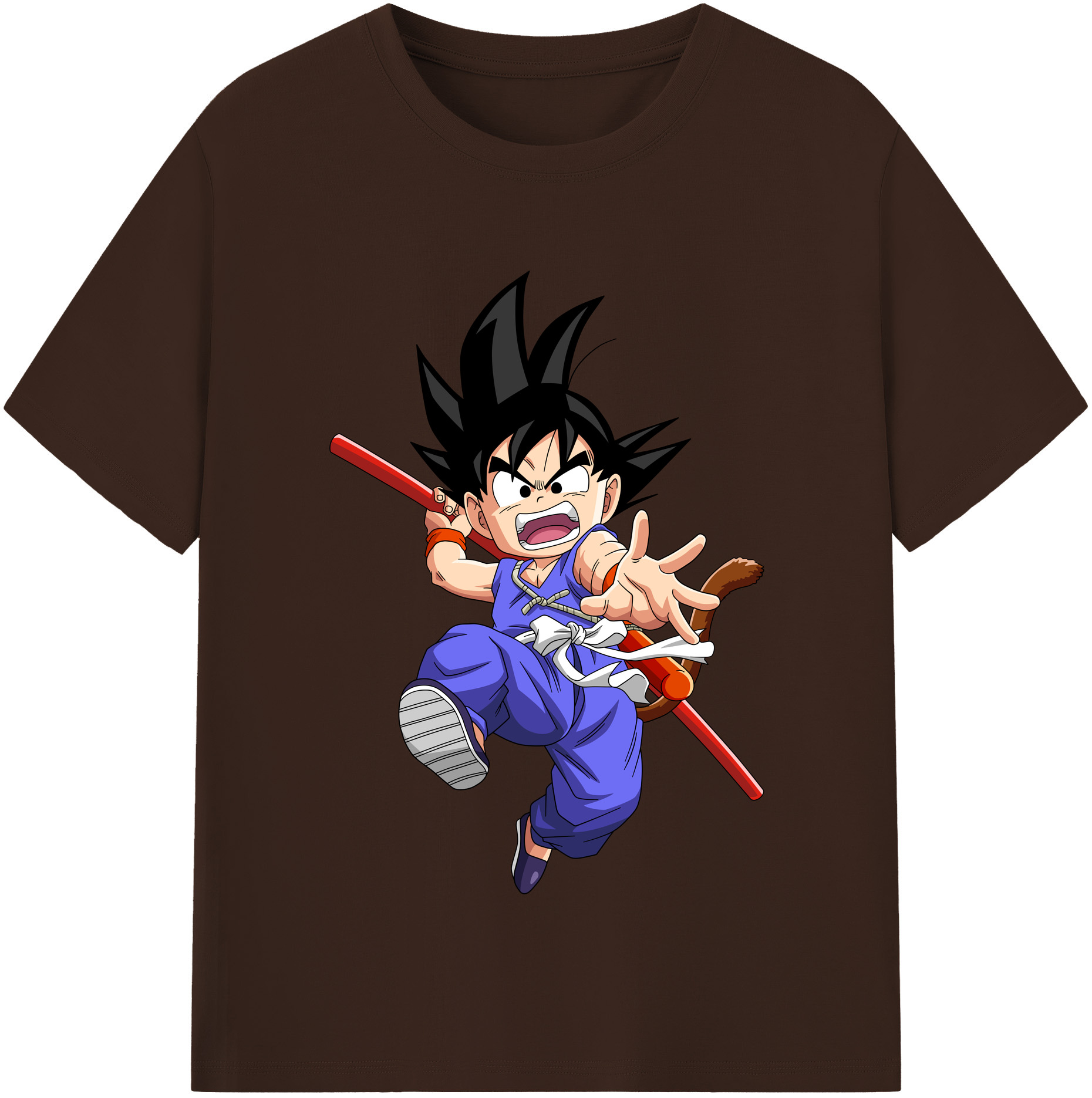 （画像用） ドラゴンボール 孫悟空（そん ごくう）Son Goku カカロット DRAGON BALL Kakarotto 綿100％半袖Tシャツ（フロントプリント）