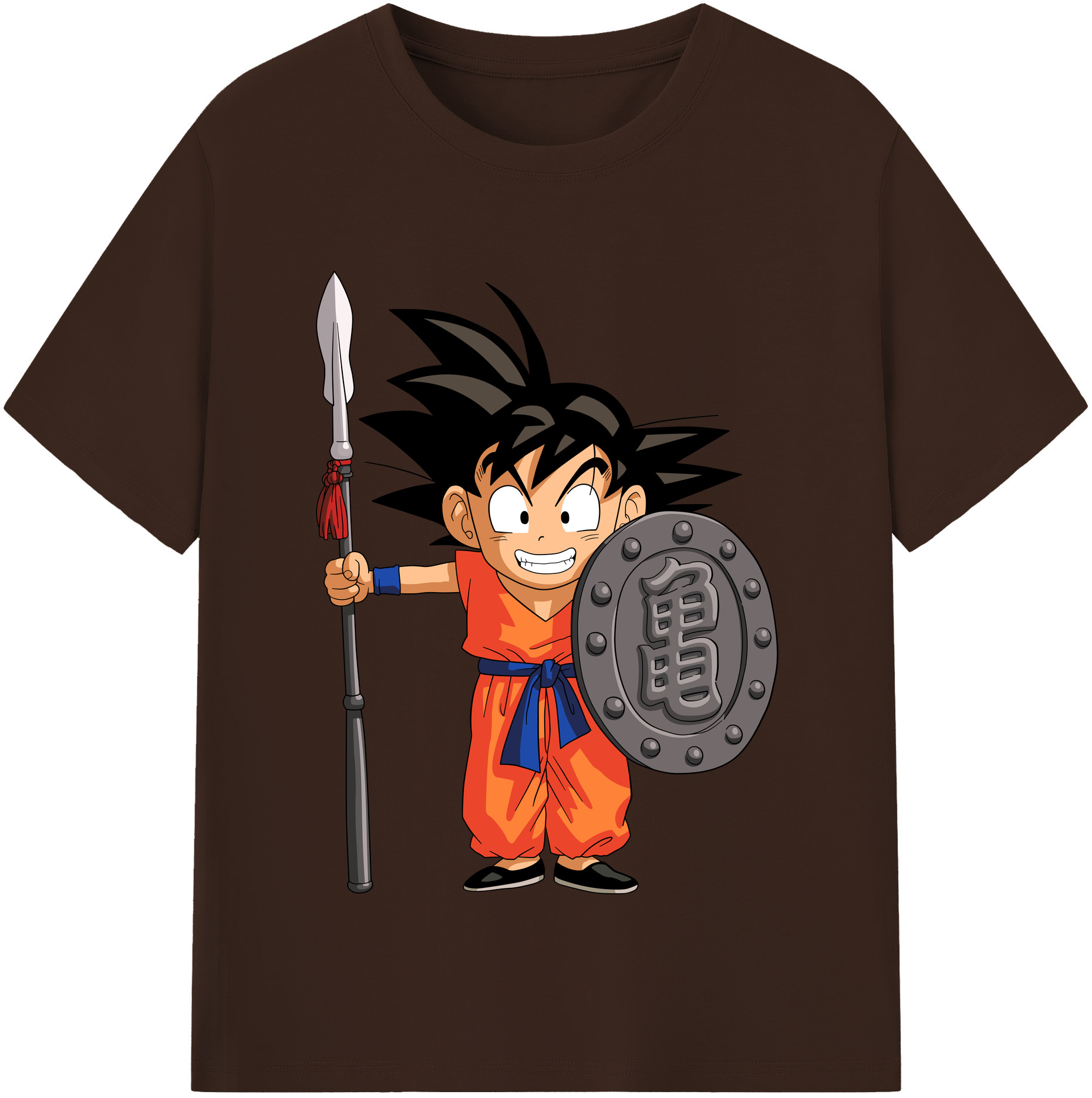 （画像用） ドラゴンボール 孫悟空（そん ごくう）Son Goku カカロット DRAGON BALL Kakarotto 綿100％半袖Tシャツ（フロントプリント）