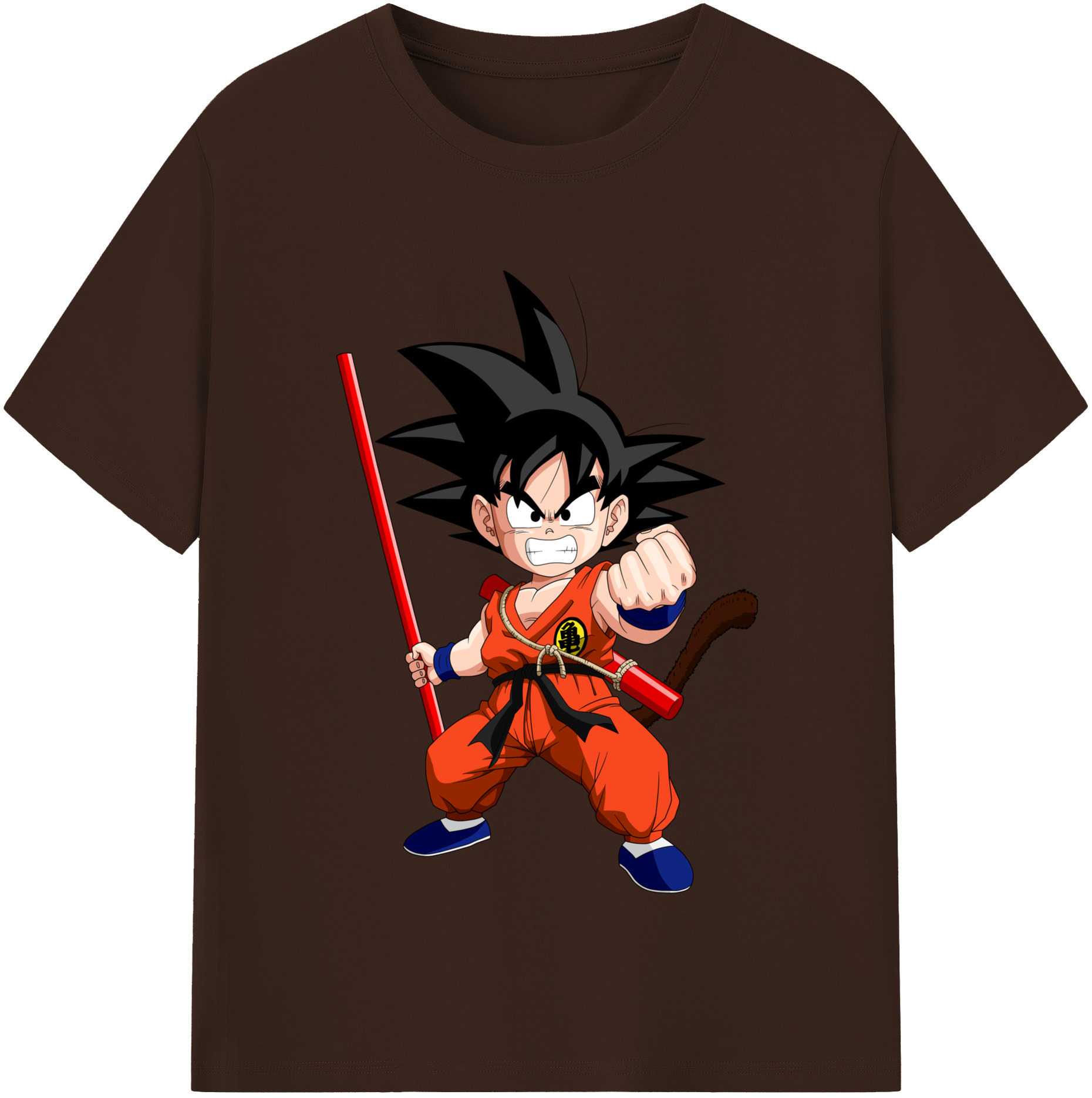 （画像用） ドラゴンボール 孫悟空（そん ごくう）Son Goku カカロット DRAGON BALL Kakarotto 綿100％半袖Tシャツ（フロントプリント）