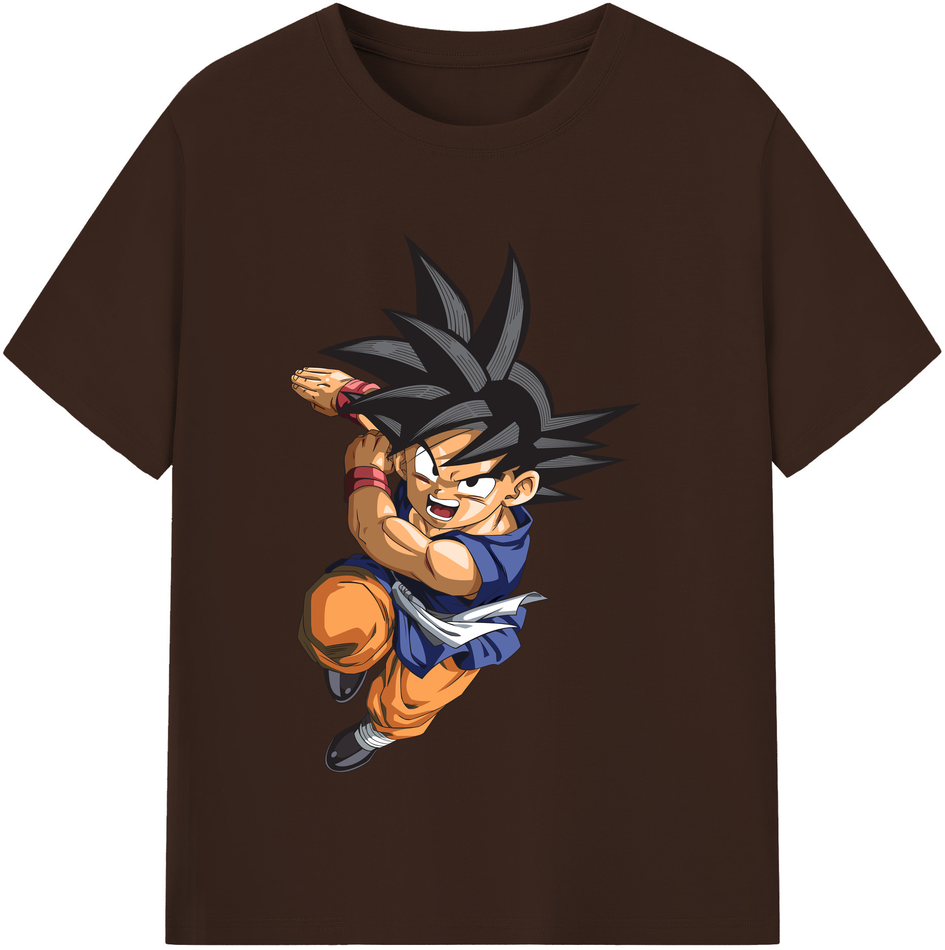 （画像用） ドラゴンボール 孫悟空（そん ごくう）Son Goku カカロット DRAGON BALL Kakarotto 綿100％半袖Tシャツ（フロントプリント）