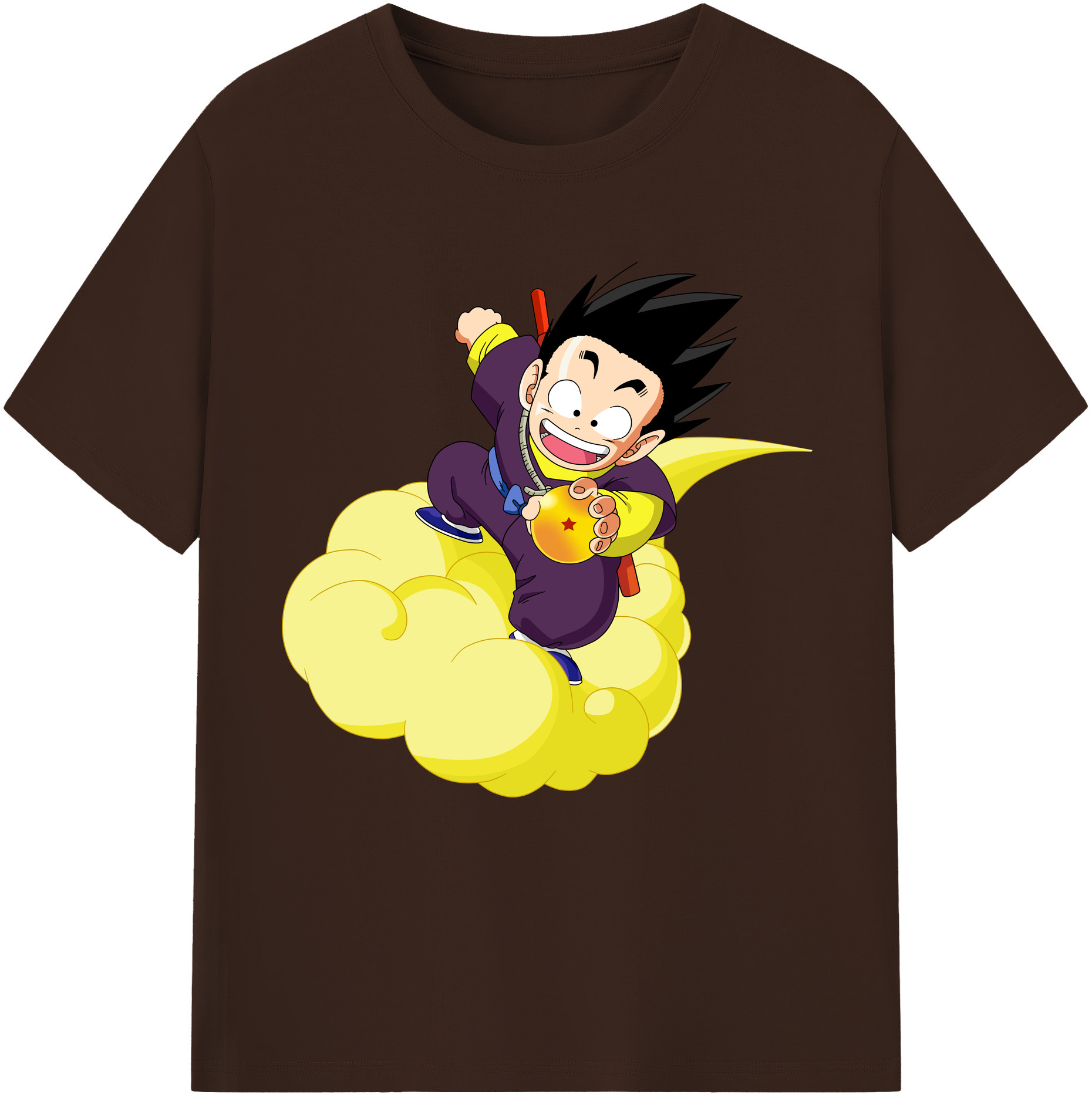 （画像用） ドラゴンボール 孫悟空（そん ごくう）Son Goku カカロット DRAGON BALL Kakarotto 綿100％半袖Tシャツ（フロントプリント）