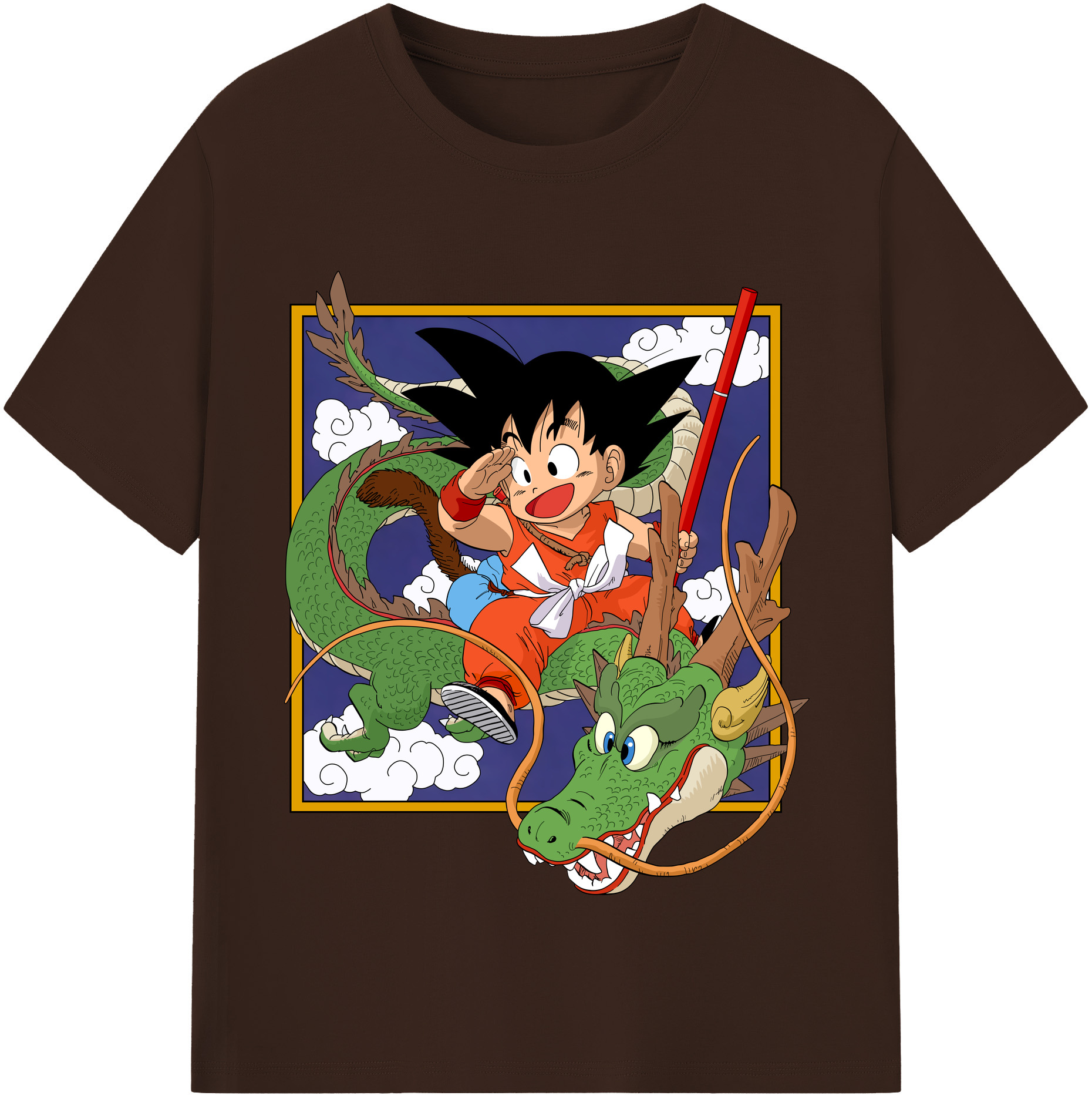（画像用） ドラゴンボール 孫悟空（そん ごくう）Son Goku カカロット DRAGON BALL Kakarotto 綿100％半袖Tシャツ（フロントプリント）