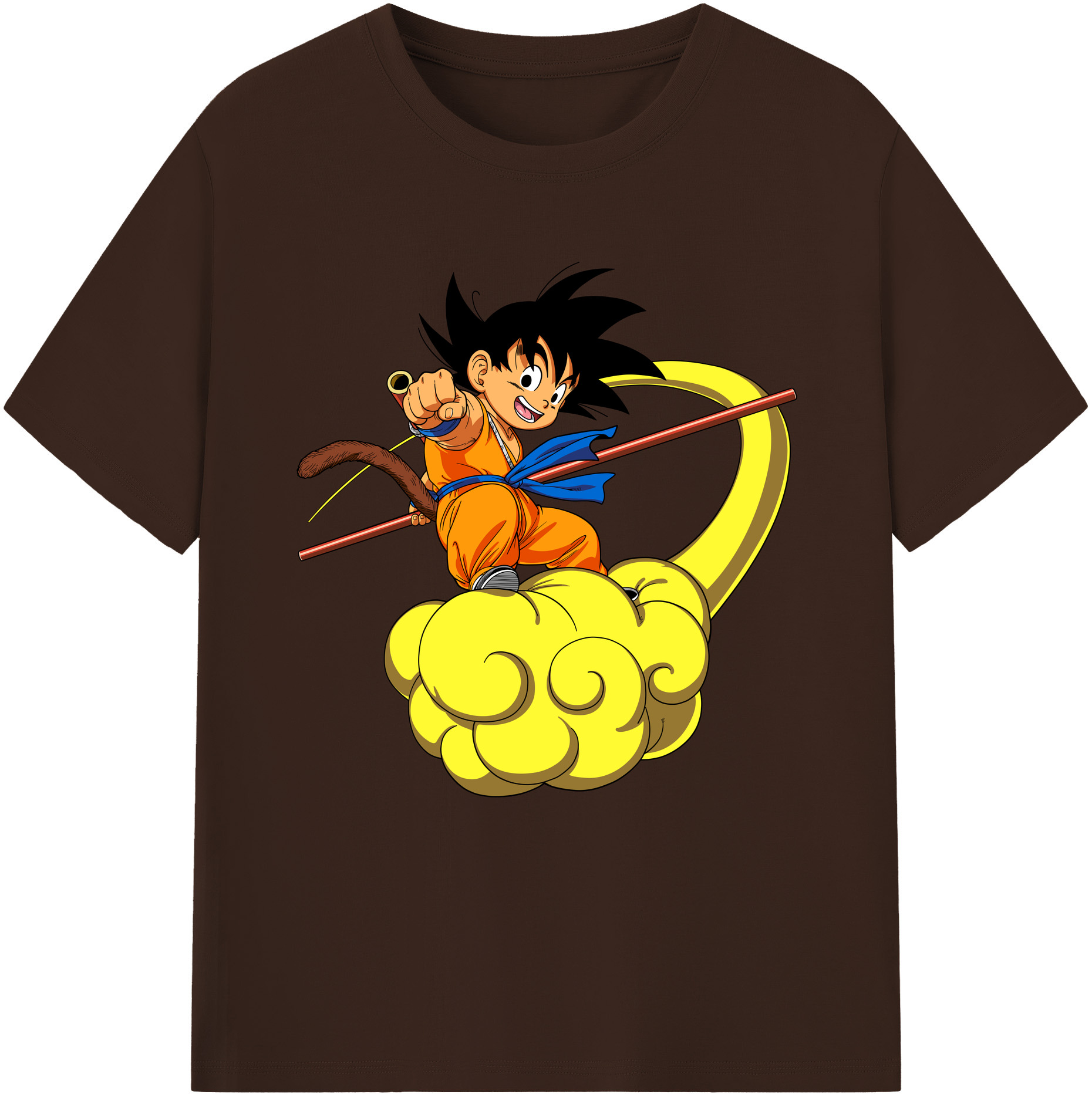 （画像用） ドラゴンボール 孫悟空（そん ごくう）Son Goku カカロット DRAGON BALL Kakarotto 綿100％半袖Tシャツ（フロントプリント）