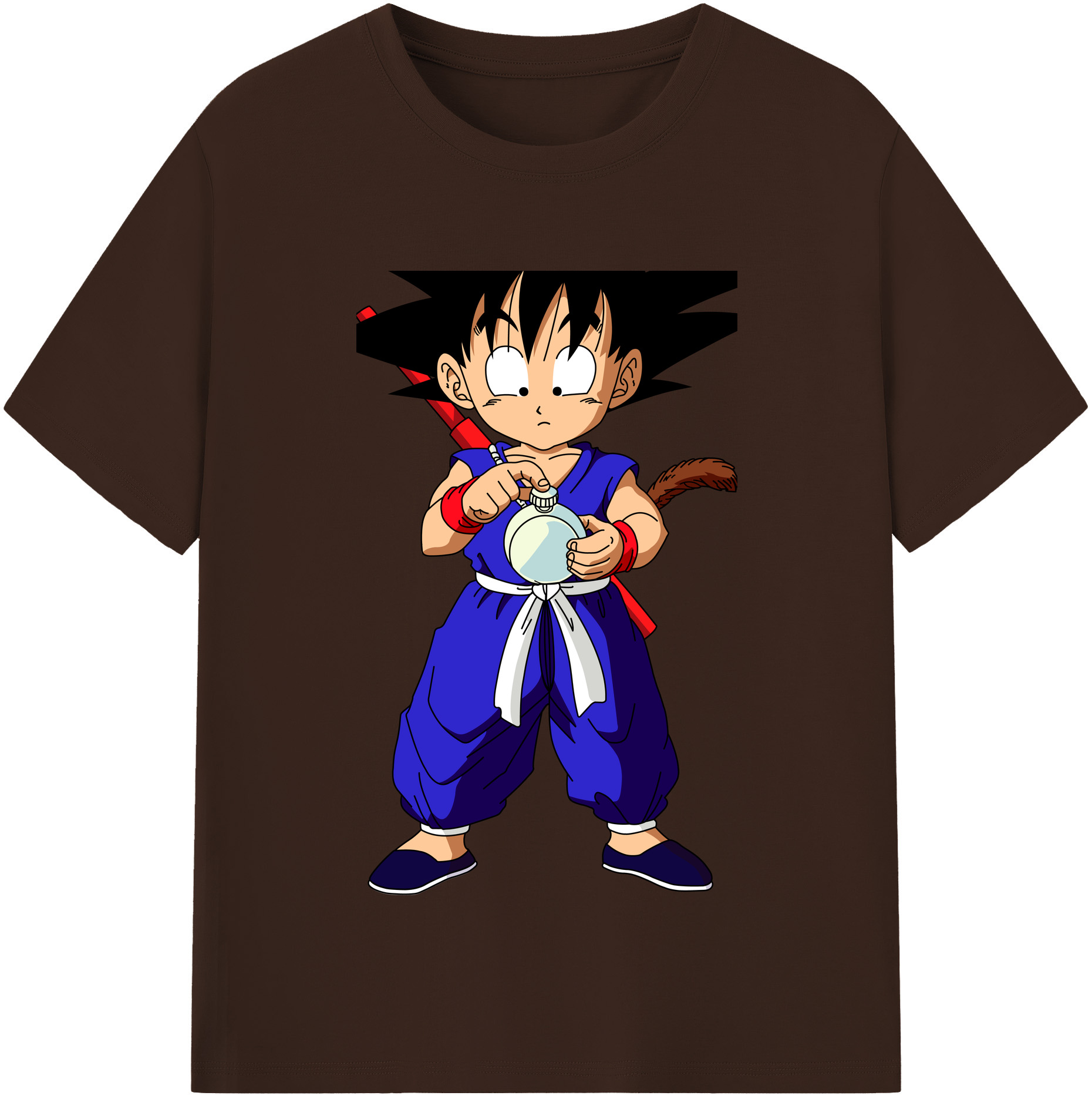 （画像用） ドラゴンボール 孫悟空（そん ごくう）Son Goku カカロット DRAGON BALL Kakarotto 綿100％半袖Tシャツ（フロントプリント）