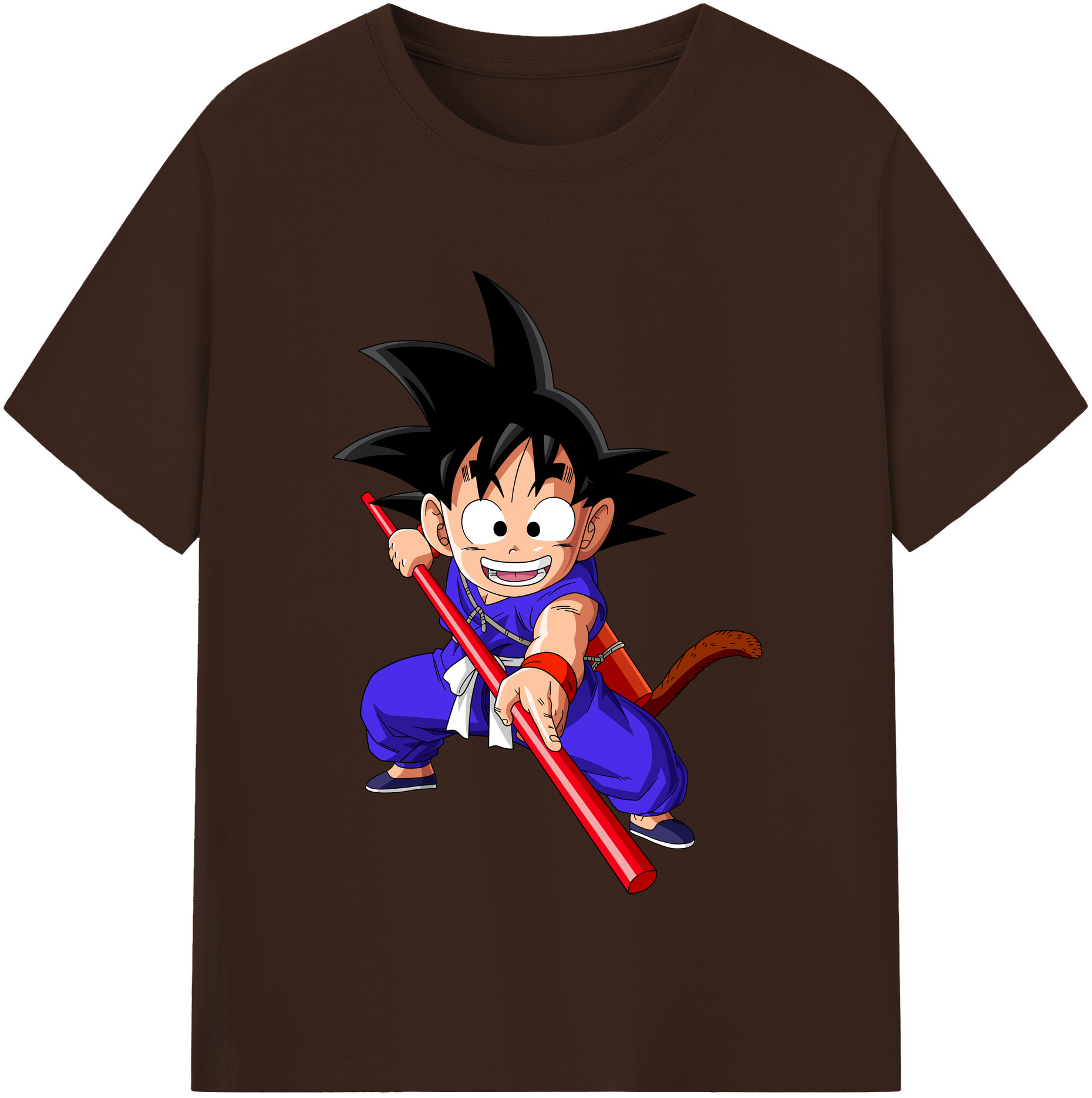 （画像用） ドラゴンボール 孫悟空（そん ごくう）Son Goku カカロット DRAGON BALL Kakarotto 綿100％半袖Tシャツ（フロントプリント）