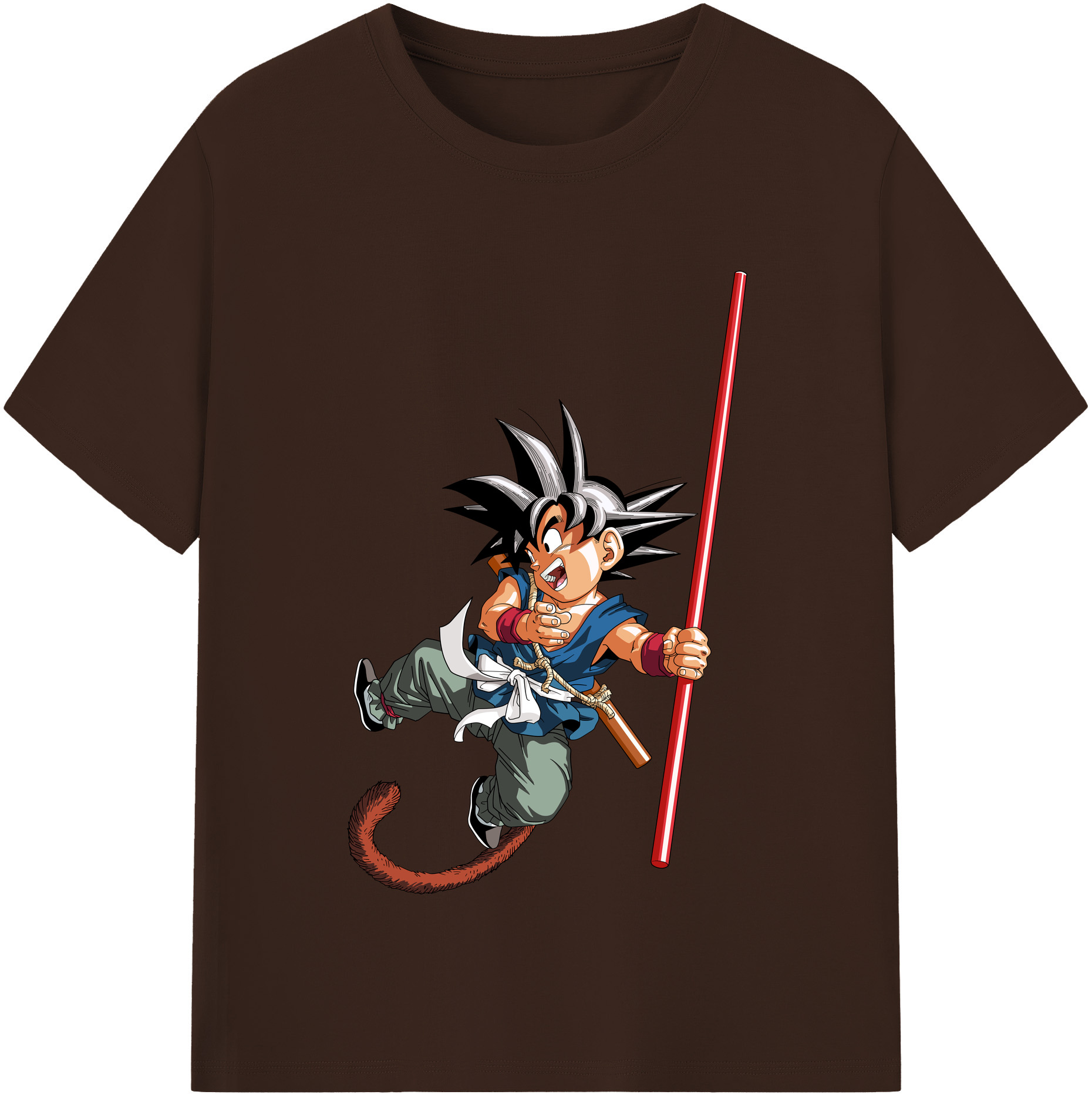 （画像用） ドラゴンボール 孫悟空（そん ごくう）Son Goku カカロット DRAGON BALL Kakarotto 綿100％半袖Tシャツ（フロントプリント）