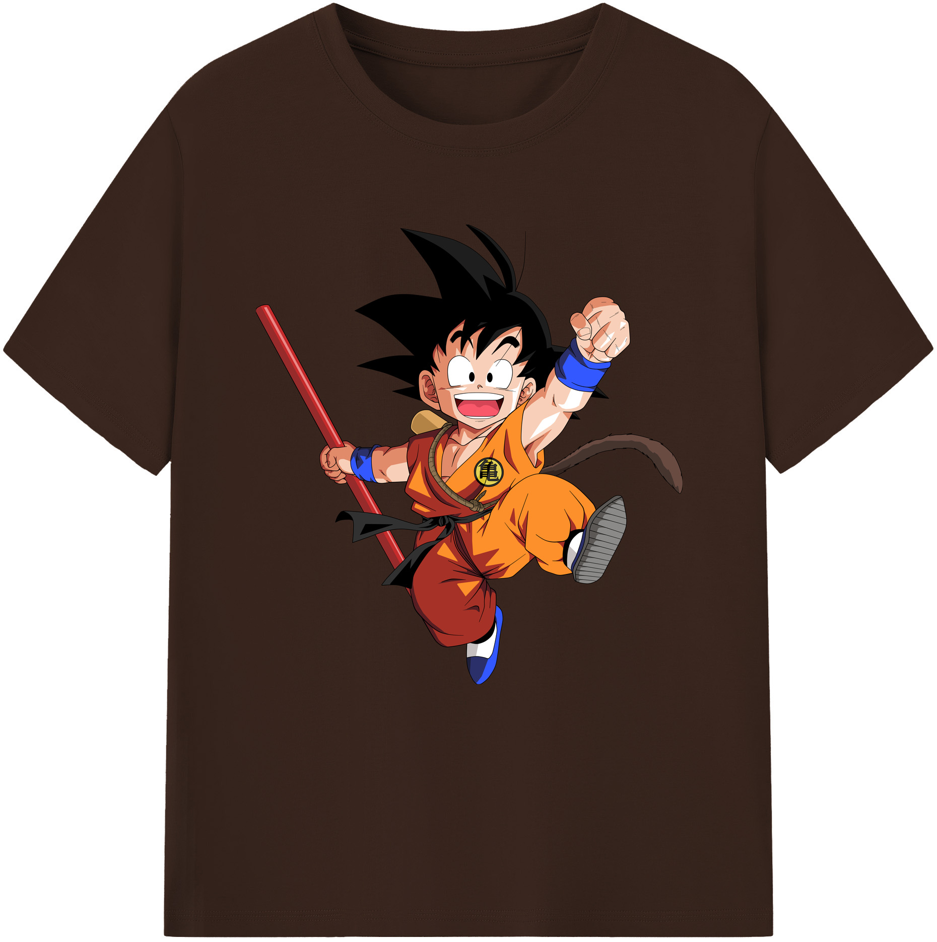 （画像用） ドラゴンボール 孫悟空（そん ごくう）Son Goku カカロット DRAGON BALL Kakarotto 綿100％半袖Tシャツ（フロントプリント）