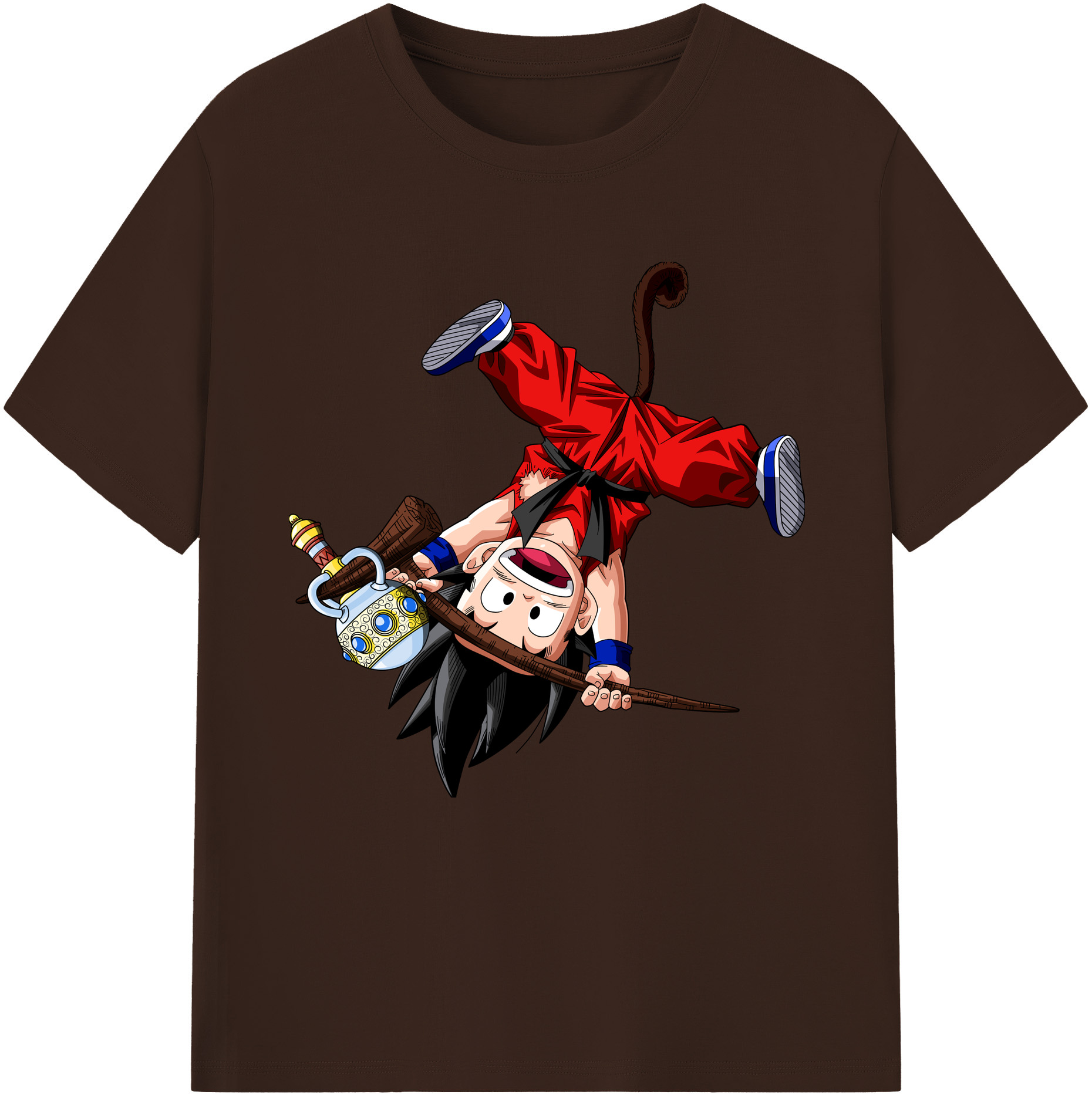 （画像用） ドラゴンボール 孫悟空（そん ごくう）Son Goku カカロット DRAGON BALL Kakarotto 綿100％半袖Tシャツ（フロントプリント）